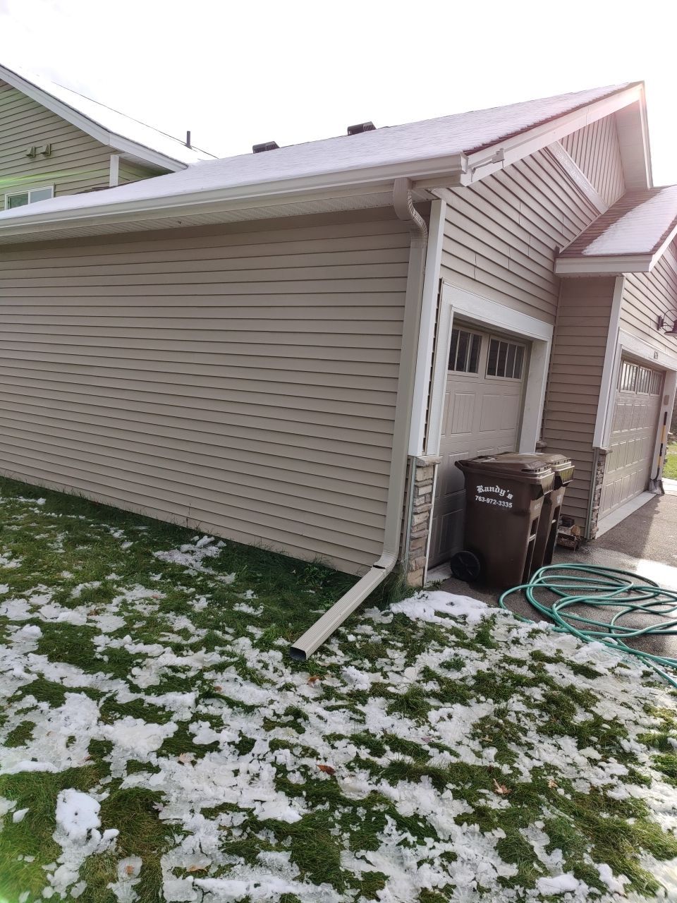 5" Gutters in Big Lake by Next Level Seamless Gutters / Exteriors Inc.