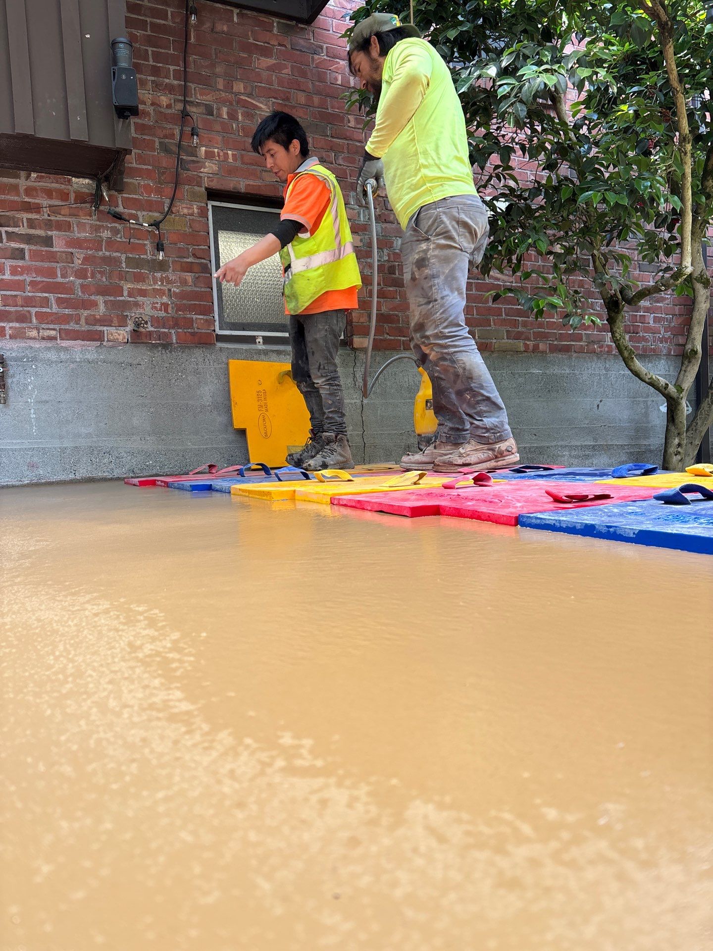 Stamped Concrete Patio | Seattle  by Jireh Asphalt & Concrete Inc 