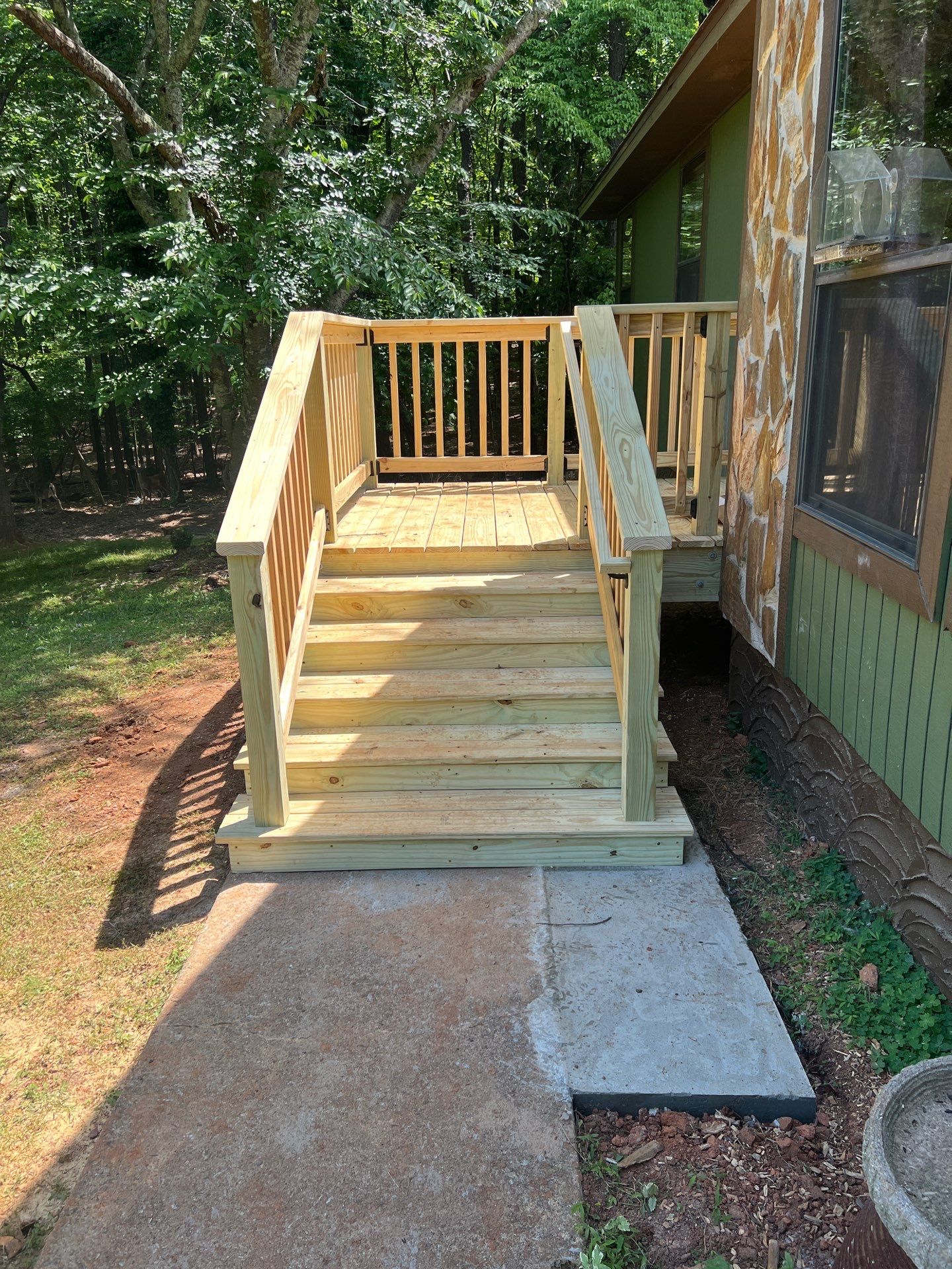 Kennesaw, GA Deck Build using Pressure Treated Pine by Nelson Exteriors