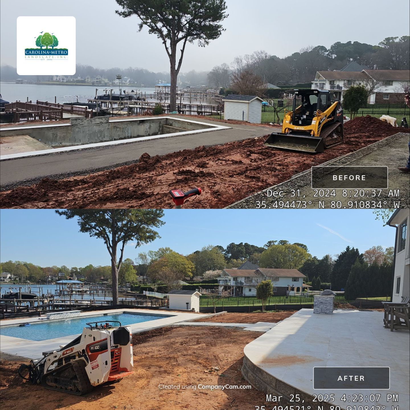 Hardscape Installation using Irrigation by Carolina-Metro Landscape, Inc
