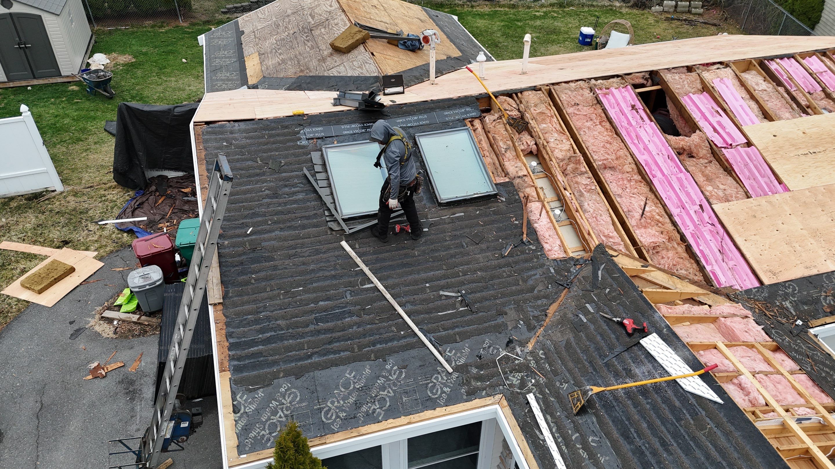 Full Roof Replacement & Complete PVC Trim System in Lowell, MA by Mighty Dog Roofing of Greater Middlesex County