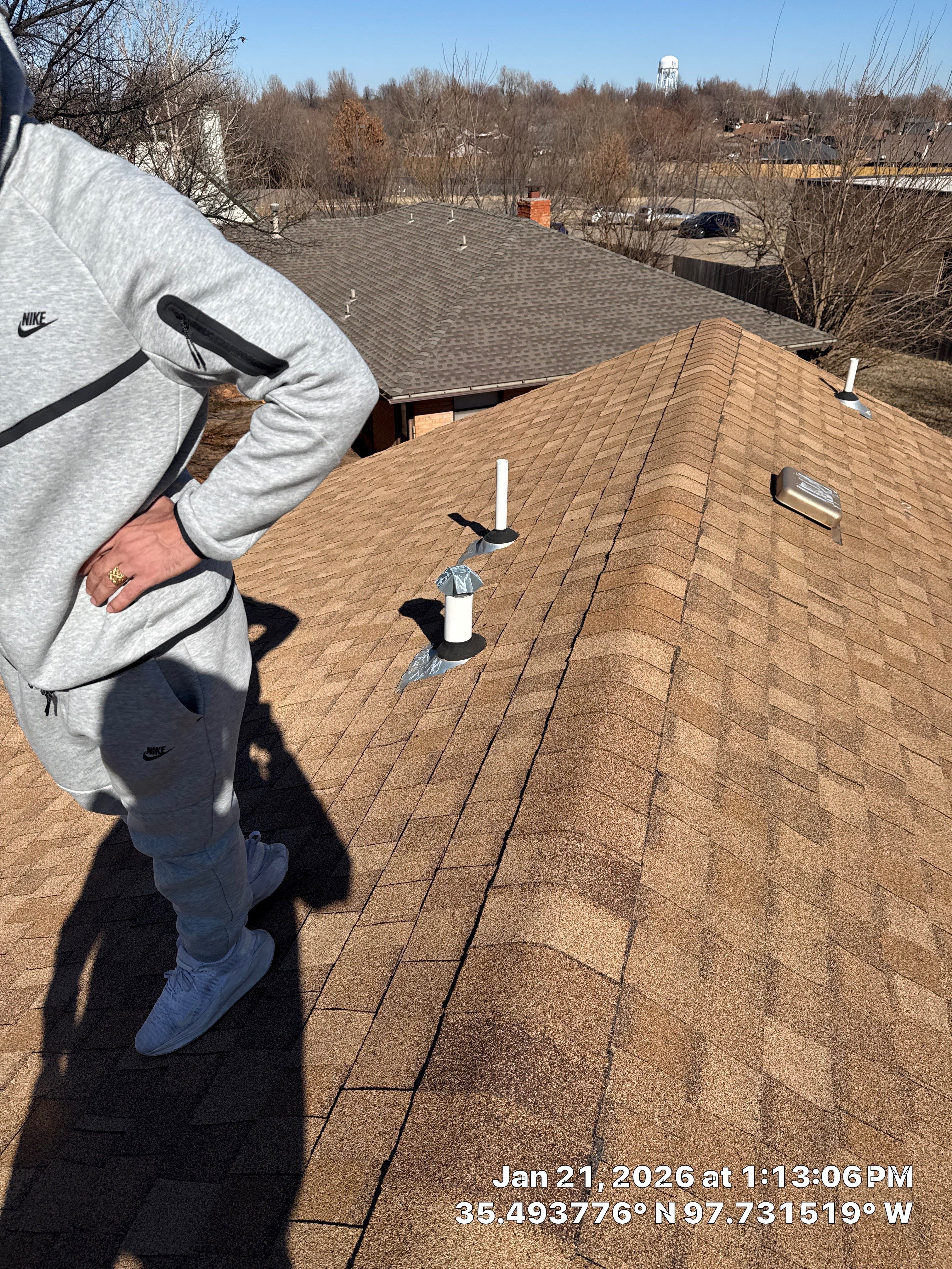 Project in Yukon, OK by OAK Roofing Restoration 