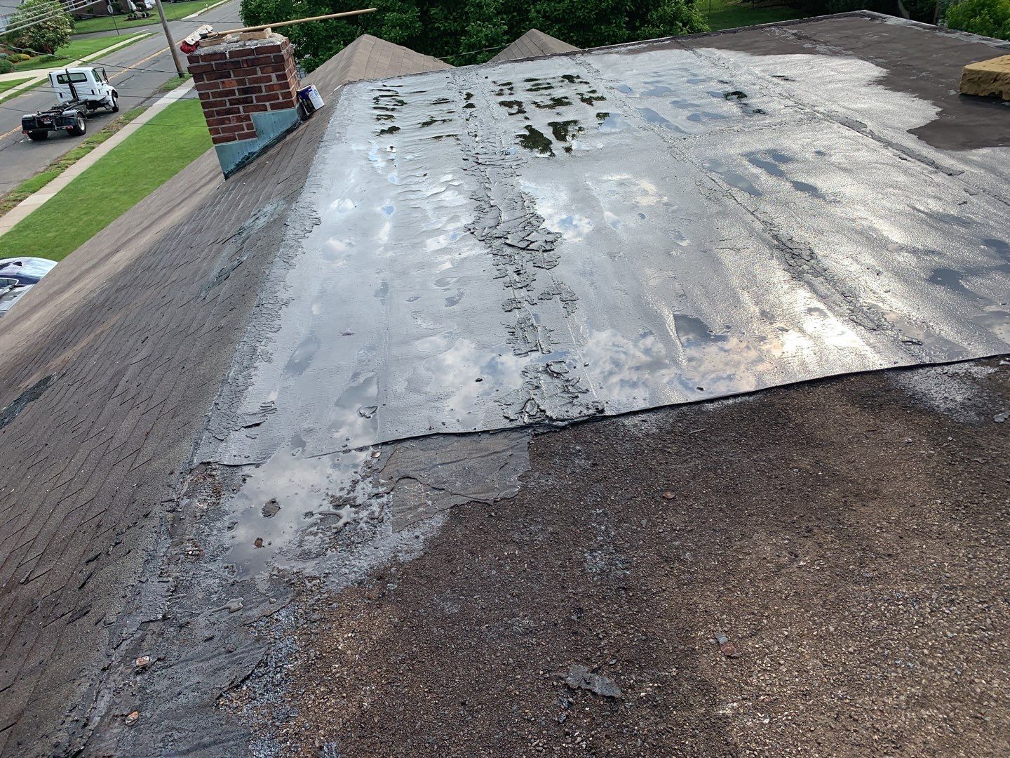 Residential Roofing Installation using Owens Corning Duration Driftwood by A Plus Exterior