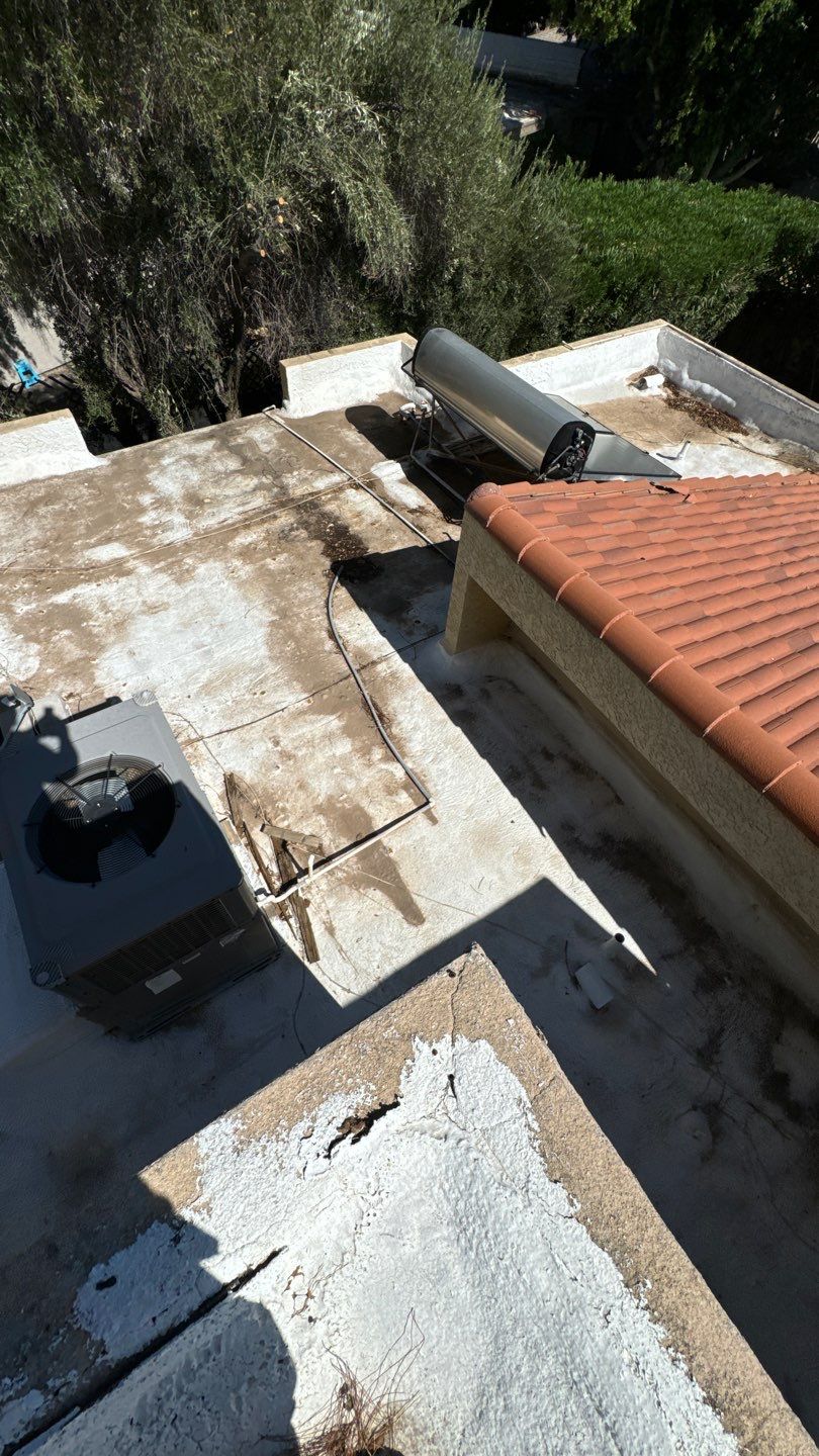 Re-coat & Tile Job by All Storm Roofing & Construction