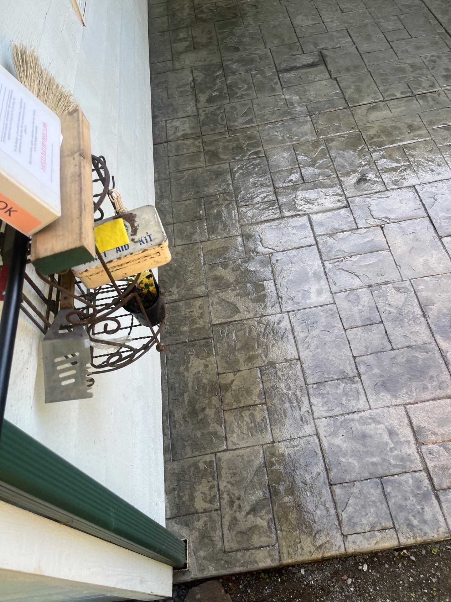 Stamped Concrete Patio and Driveway | Edmonds  by Jireh Asphalt & Concrete Inc 