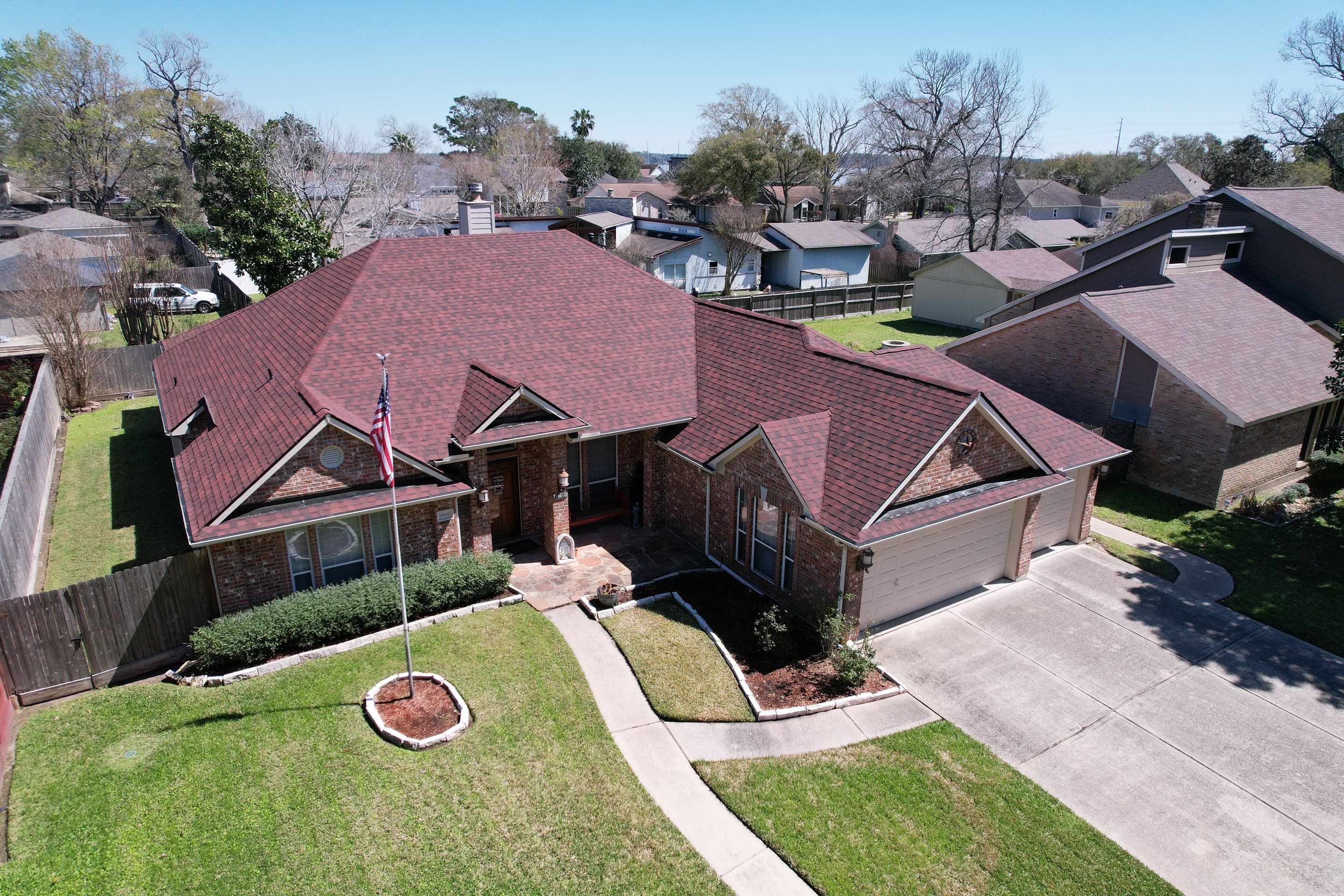 IKO Dynasty Monaco Red by STX Roofing