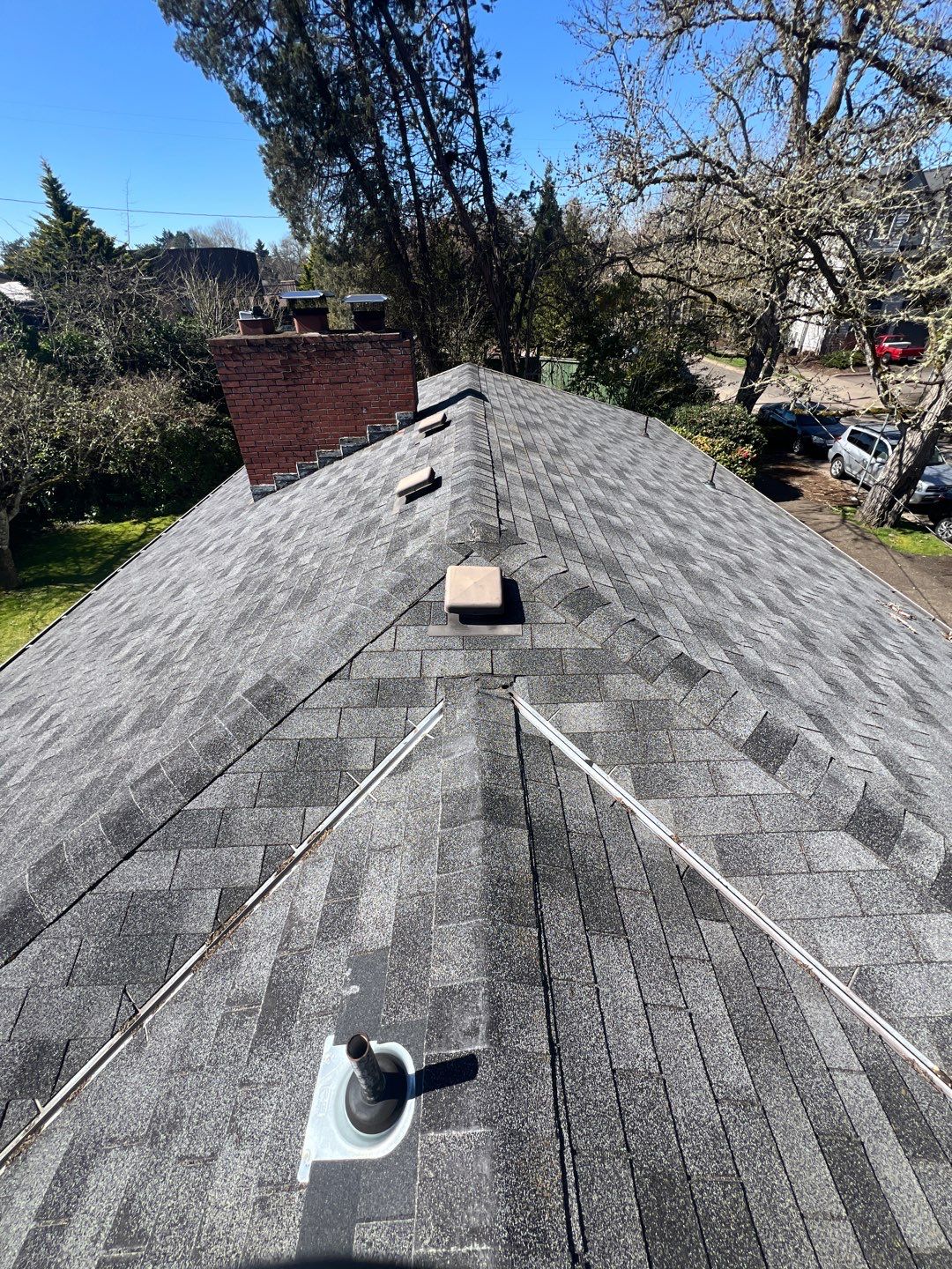 Residential Roofing Installation using IKO Dynasty (Color: Summit Grey) by Orezona Building & Roofing Company, Inc.