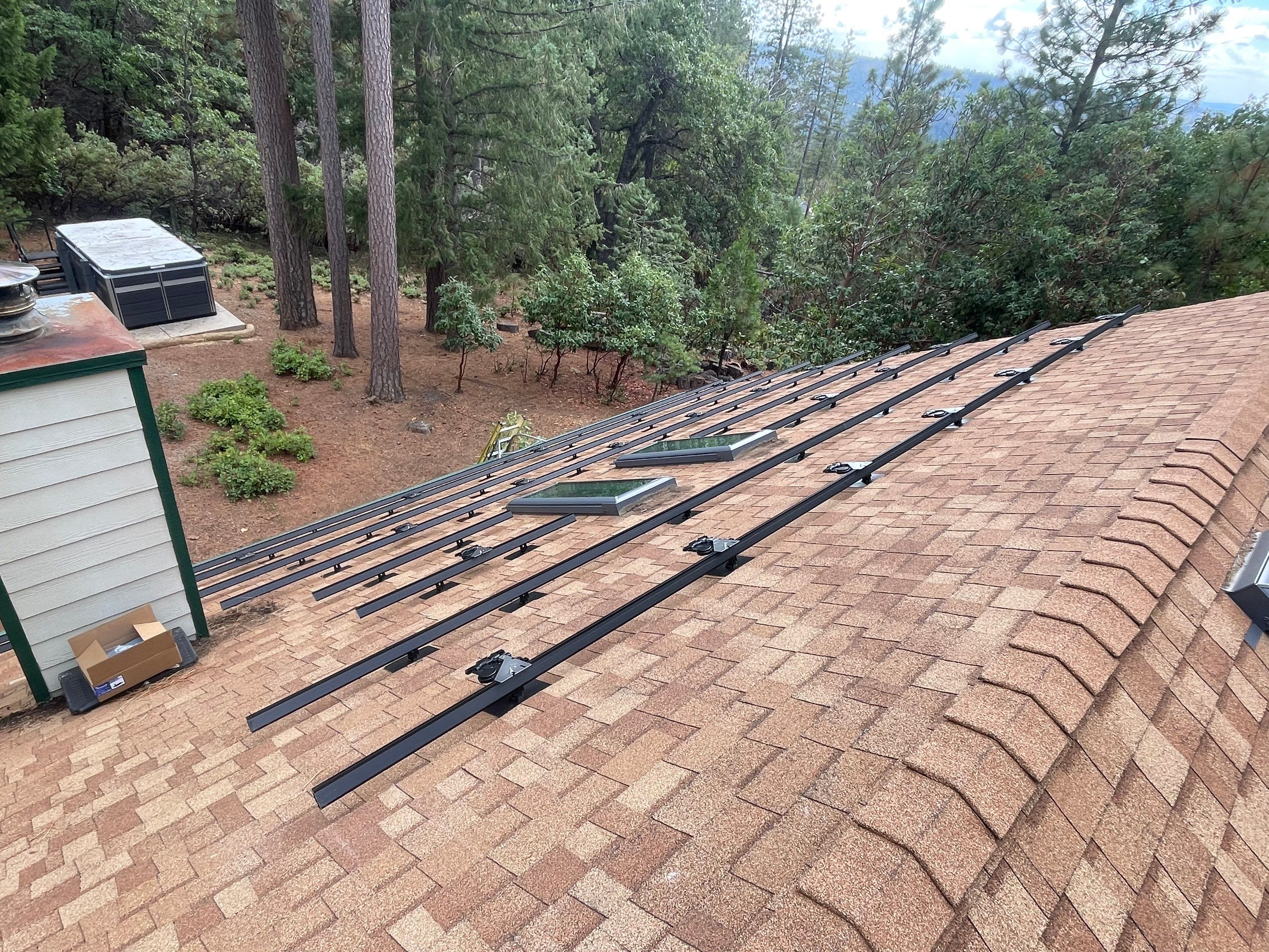 Solar Panel Installation using REC Solar Panels by Byers Enterprises 