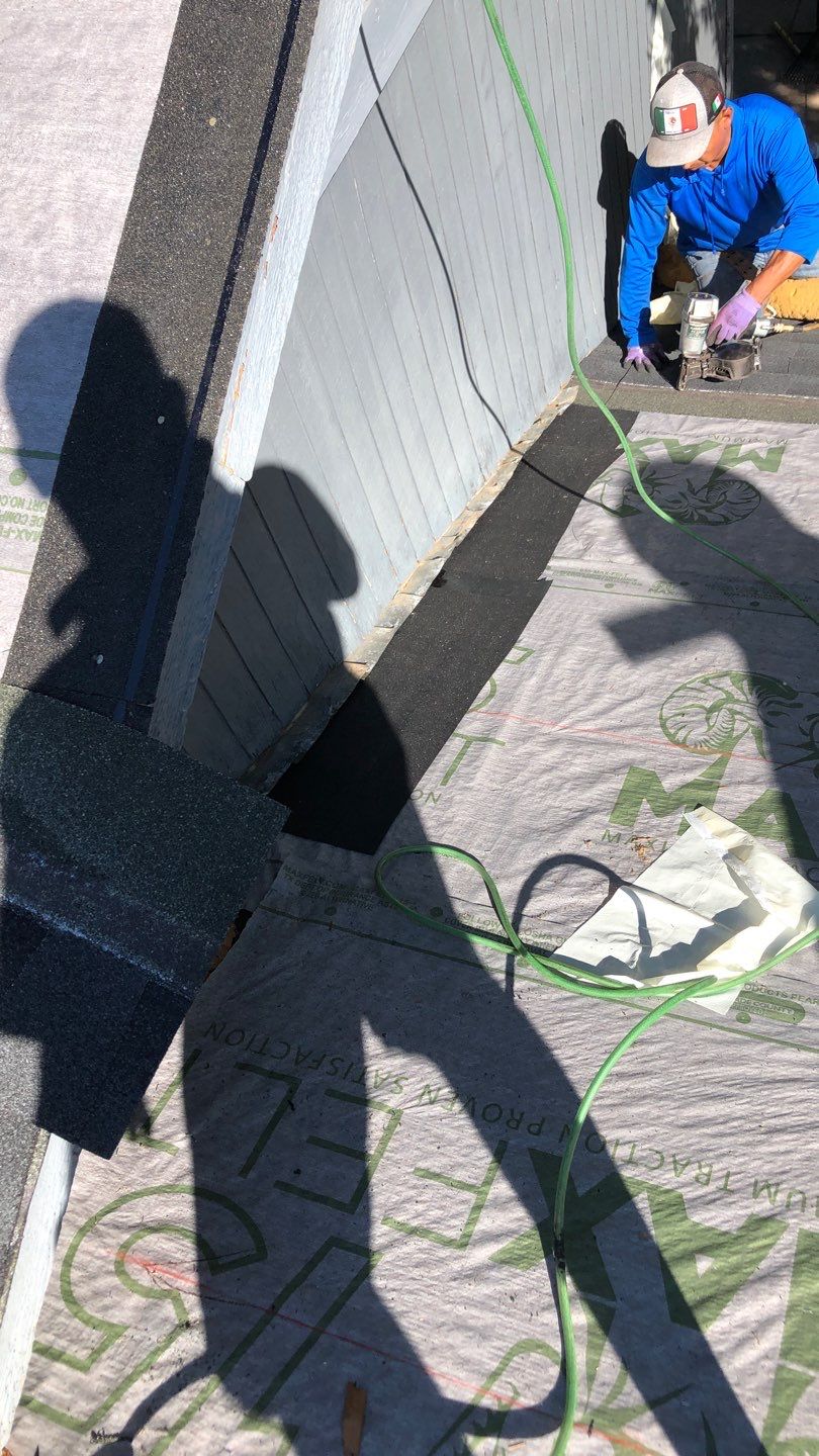 Residential Roofing Installation using GAF Natural Shadow  by A & H Roofing and Contracting