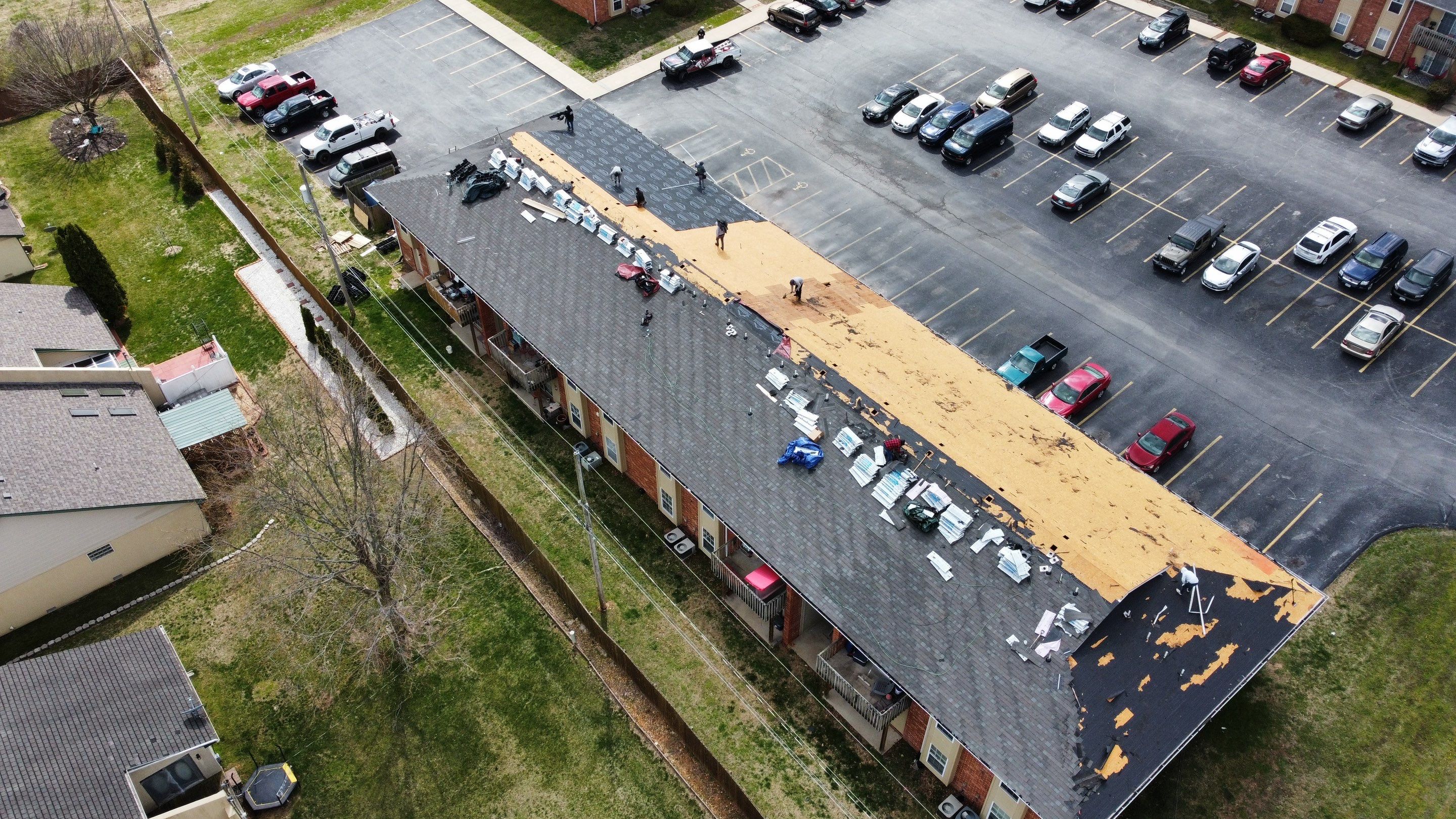 Commercial Shingle Install - IKO Dynasty Color Appalacian by Titan Commercial & Residential Roofing 