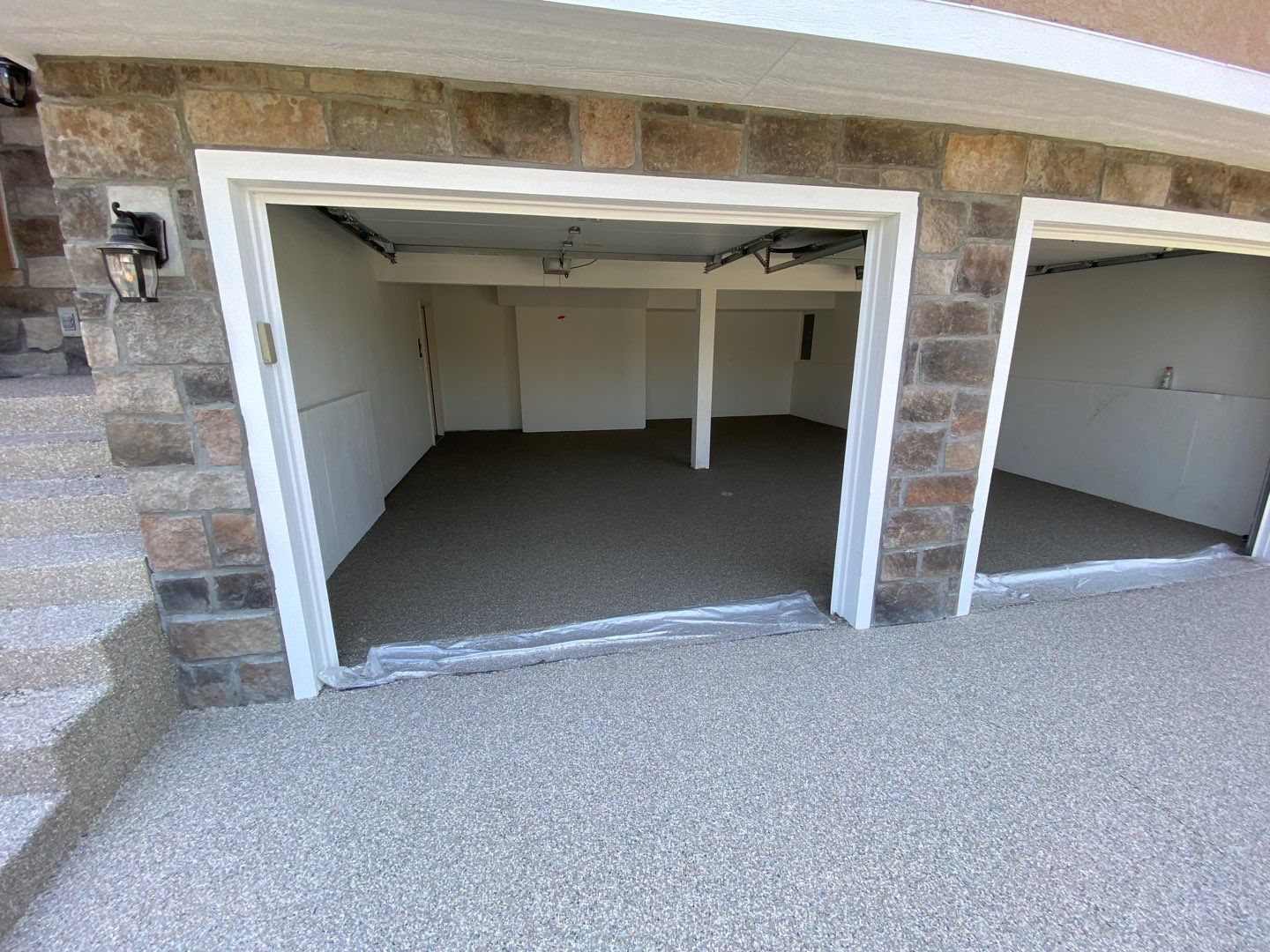 Garage & Patio using Trail Mix by Select Painting, Coatings & Garage Cabinets
