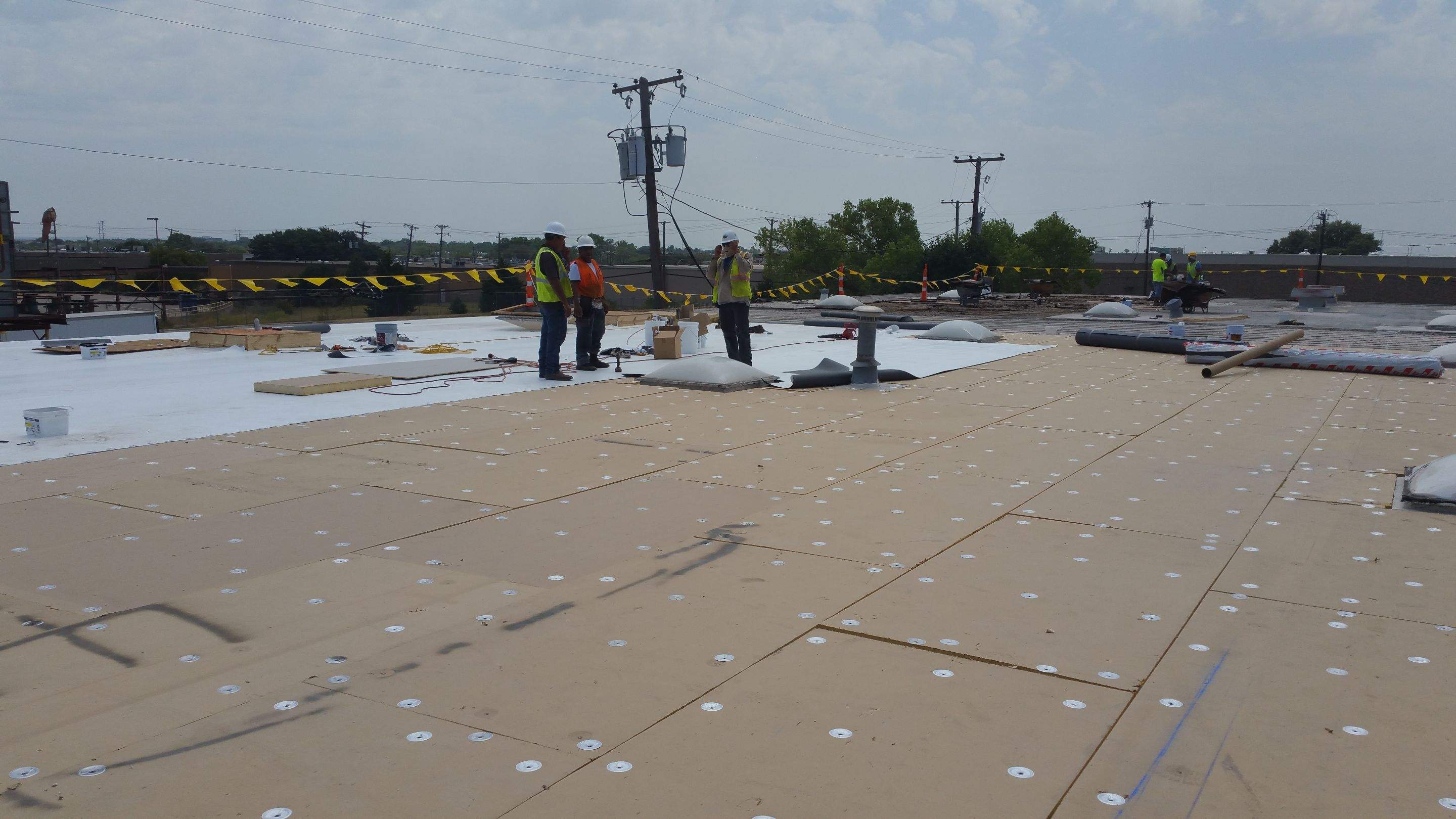 Massive Storm Damage Project - Factory in Arlington by First United Roofing & Construction