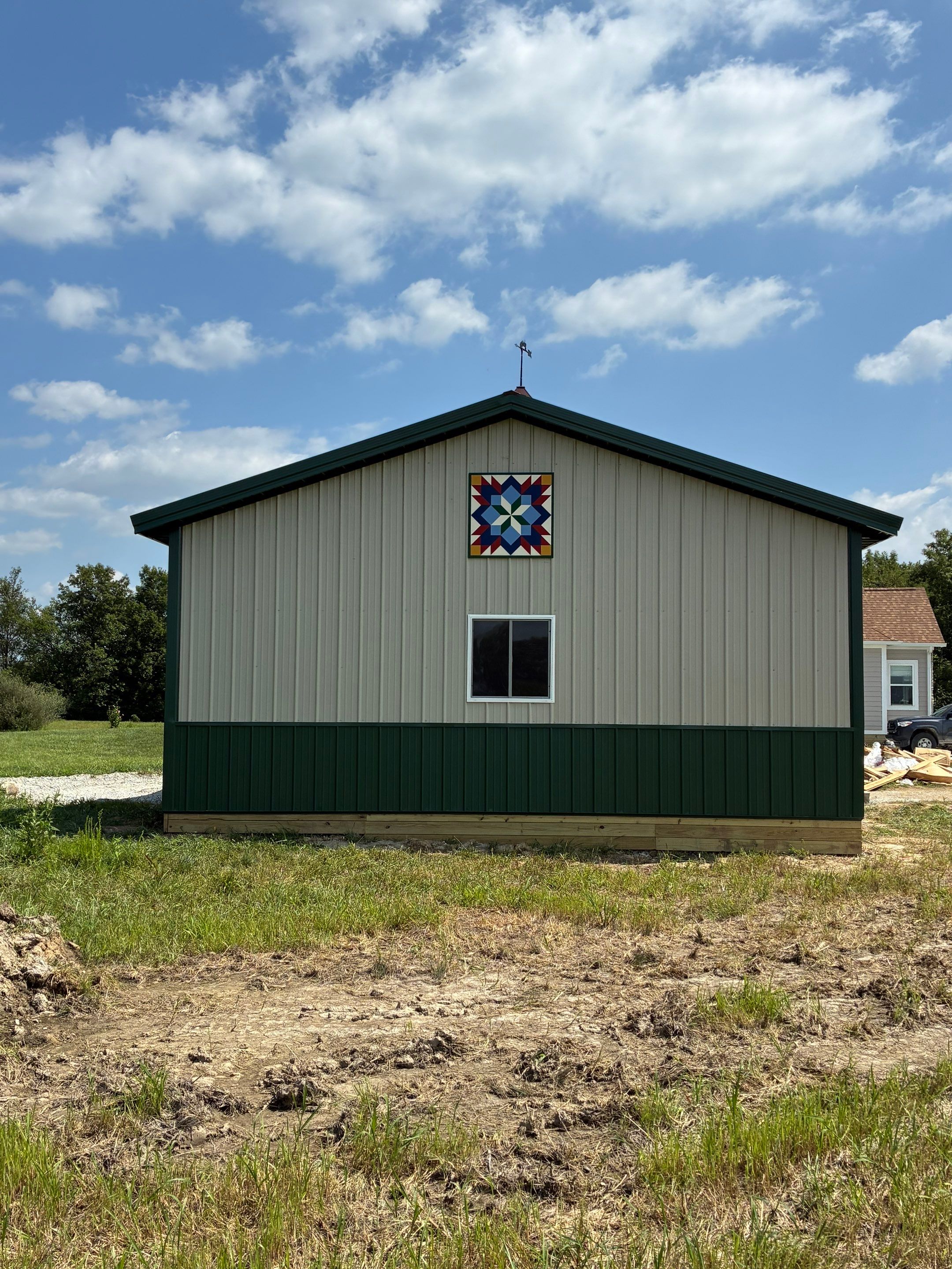 Custom Post-Frame Pole Barn with Concrete Floor in Greenfield by The Barn Builders