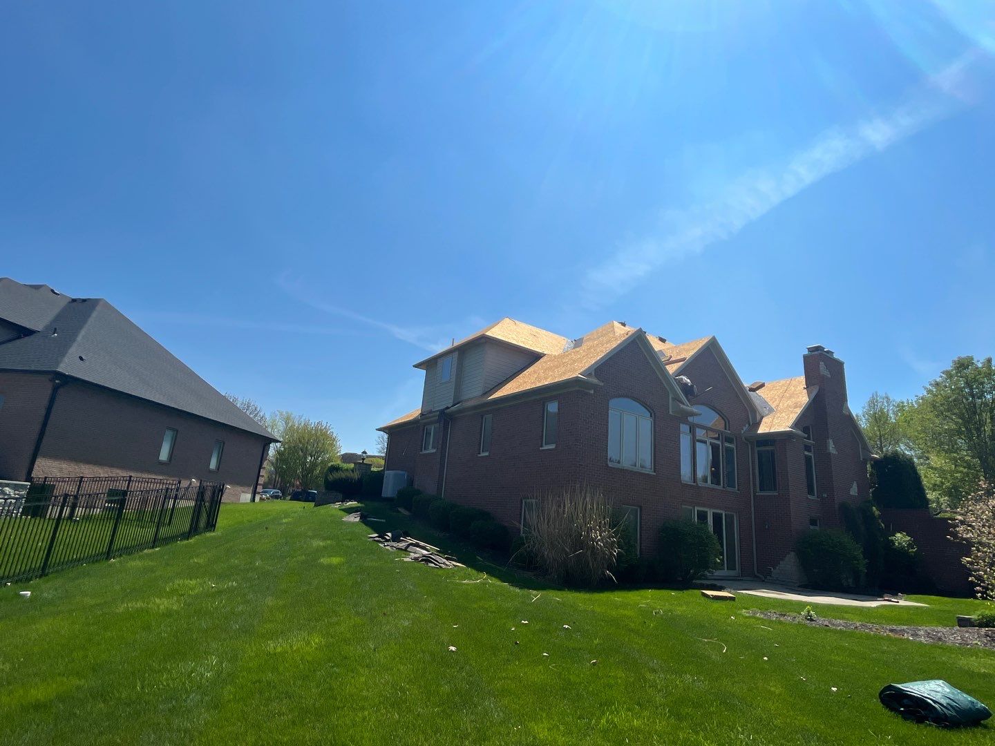 Residential Roofing Installation using GAF Timberline HDZ Weathered Wood by Nitro Roofing and Construction