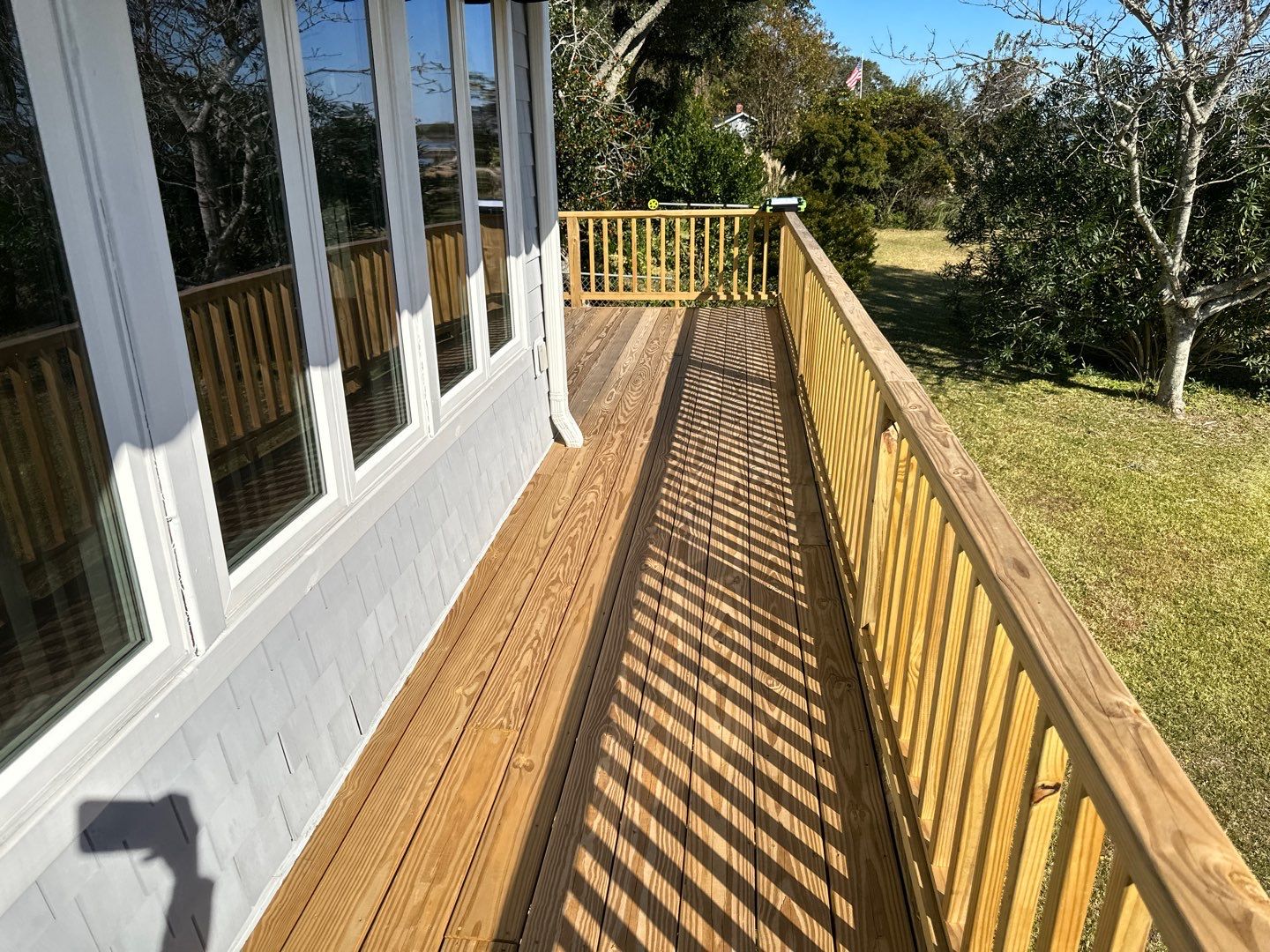 Coated Deck using Wood Sealant by DuraSeal