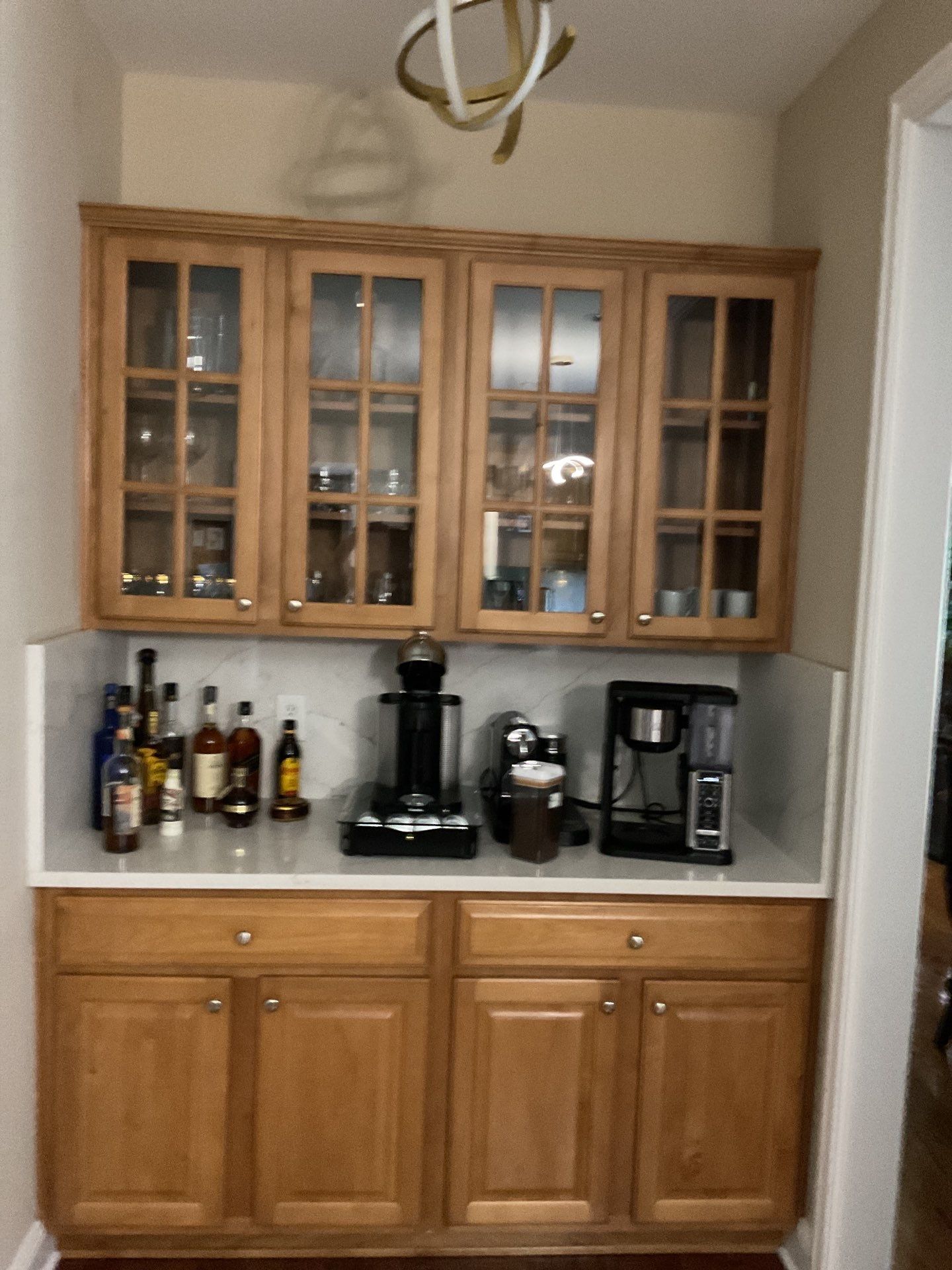 Kitchen Cabinet Refacing in Grand Blanc by Top Shelf Painter