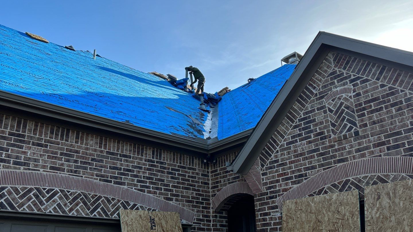 Residential Roof Repair using IKO Dynasty Class 3 Impact Resistant Shingles by Becker Roofing and Exteriors