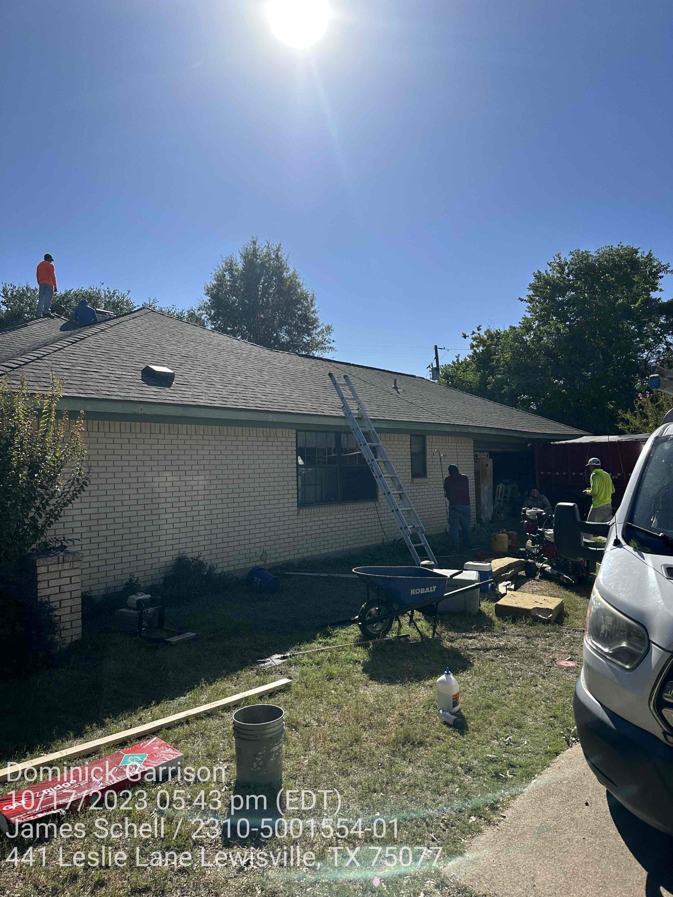 Project in Lewisville by Zeus Exteriors