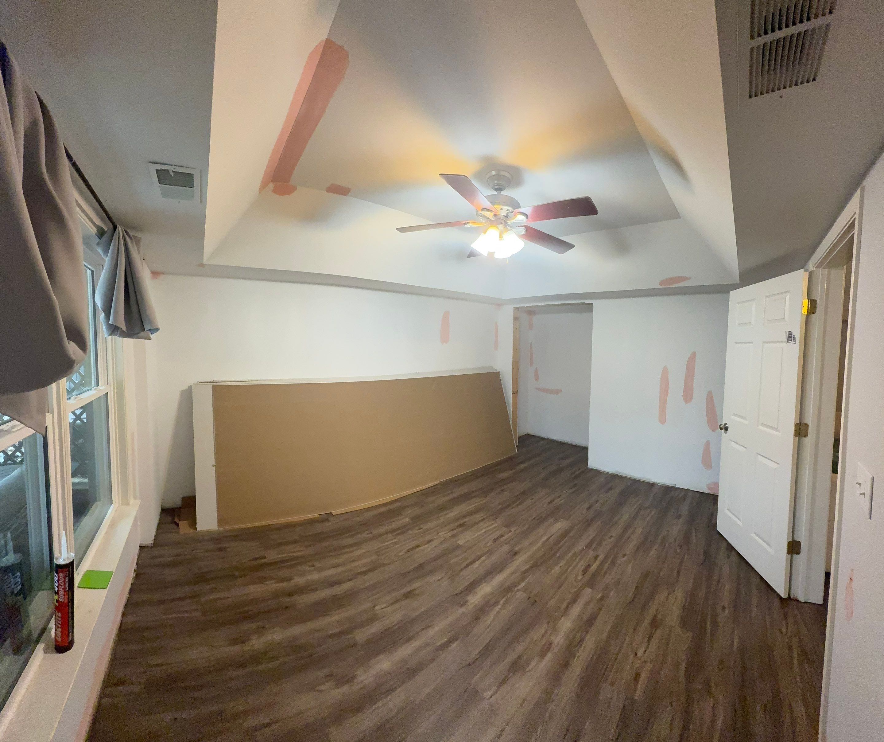 Full Basement Remodeling with Custom Flooring and Tray Ceilings in Marietta by Swift Home Renovations