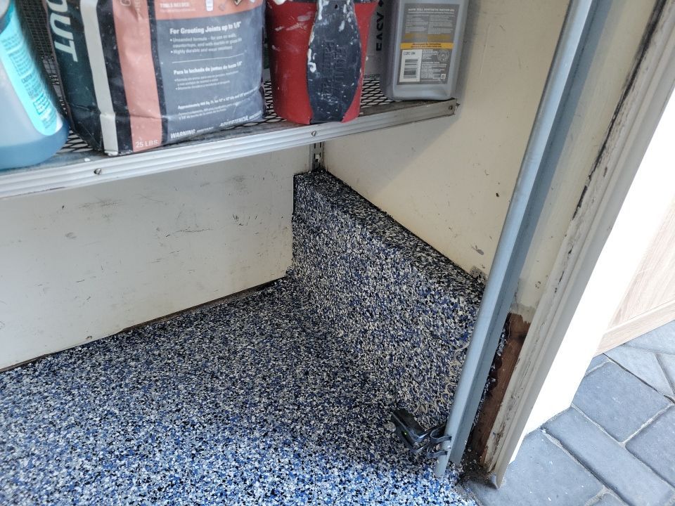 1-Car Penntek Garage Floor in Orbit by Spectrum Painting, LLC