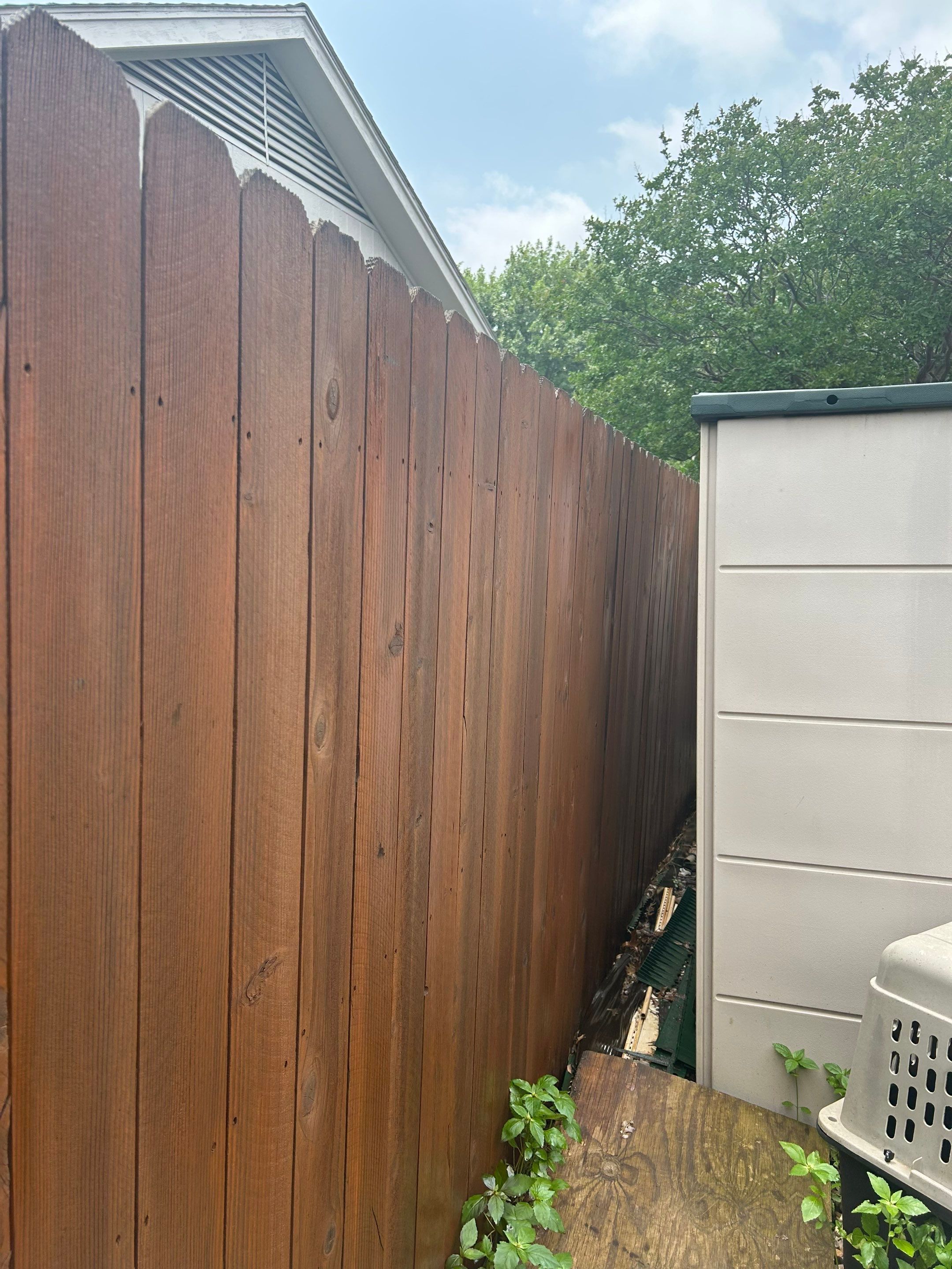 New Sky light/ New Roof/ Gutters and Fence Staining.  by Berry Good Roofing 