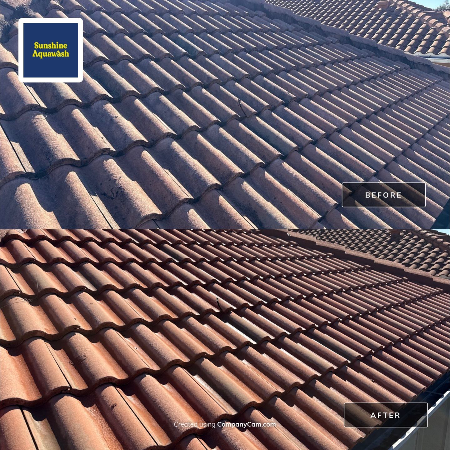 Barrel Tile Roof Cleaning in Tara – Bradenton, FL by Sunshine AquaWash