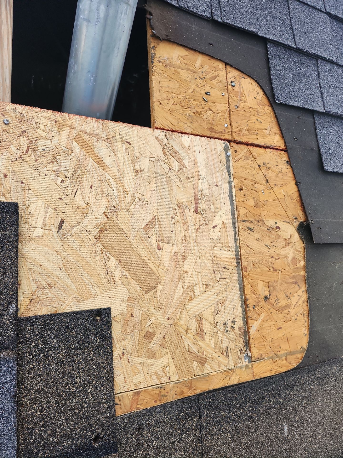 Hail Damage using Owen's Corning Duration (Lifetime) Shingles by Roof Repair Company