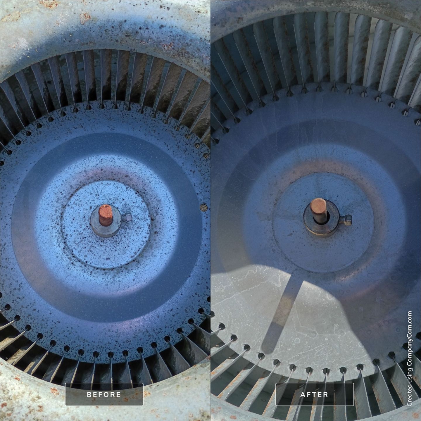 Project in Columbus by Voyager Air Duct Cleaning