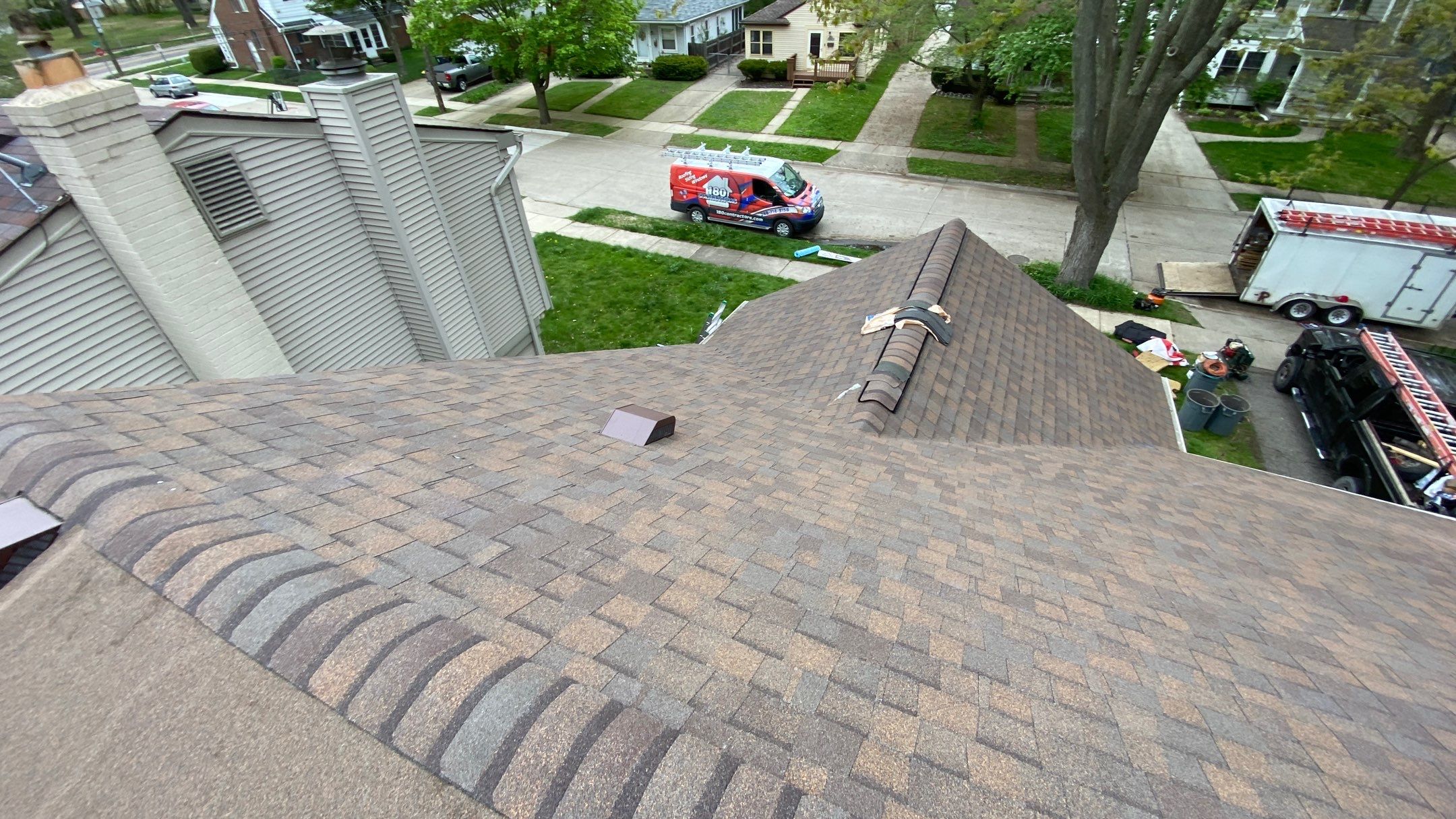 Roof Replacement using CertainTeed Landmark by 180 Contractors