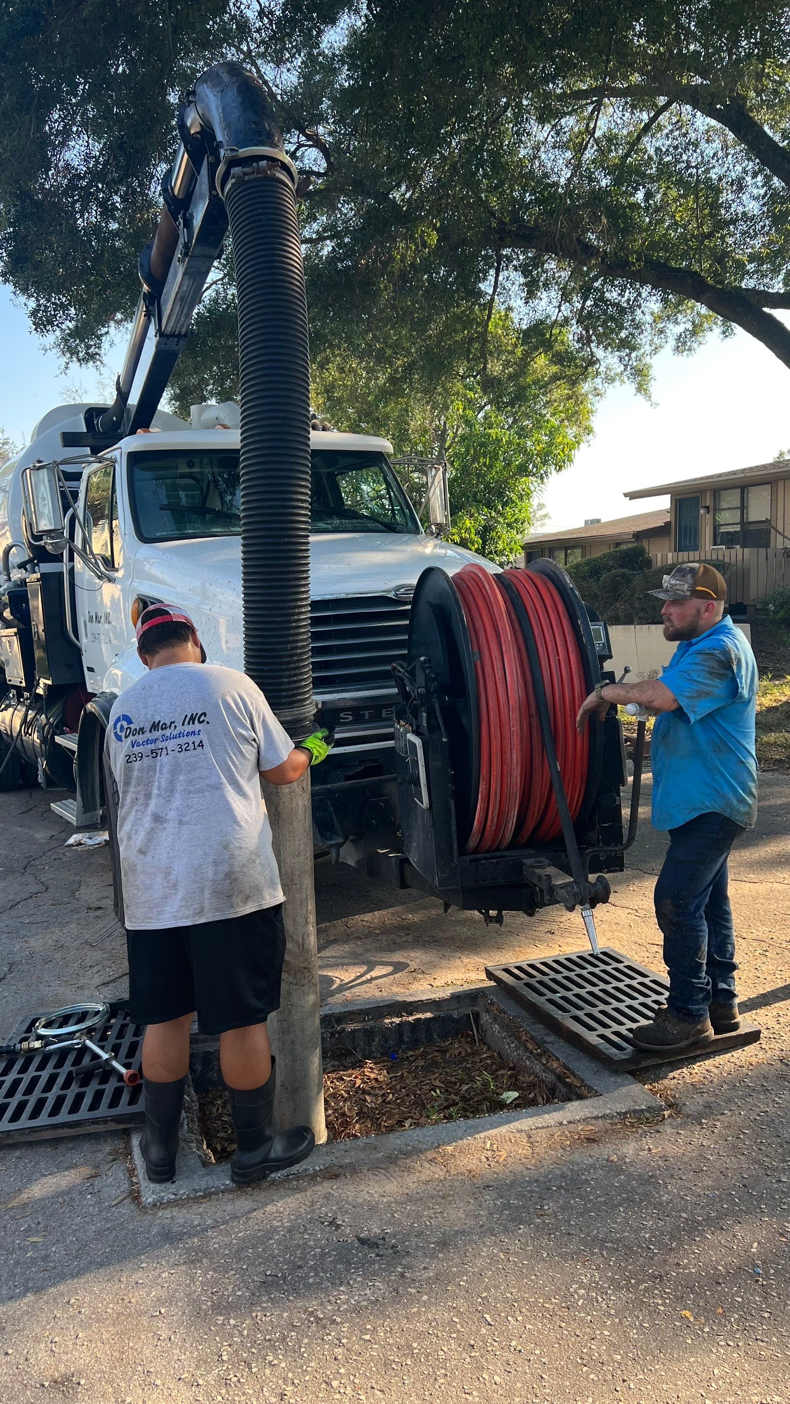Apartment Complex Storm Water System Cleaning and Maintenance by Don Mar, Inc. Storm Water Solutions