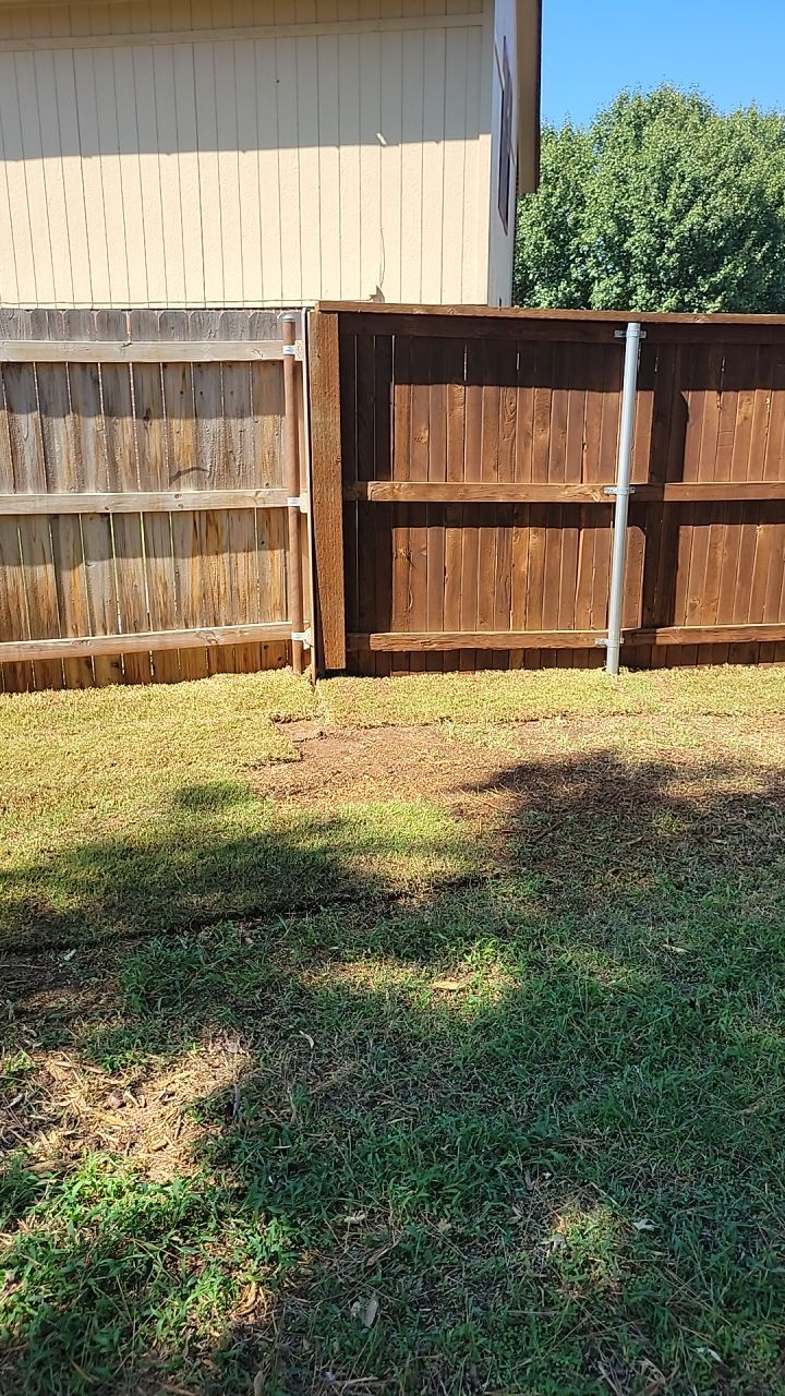 Tree removal , Concrete, Pergola, and sod install  by Clays Services Inc