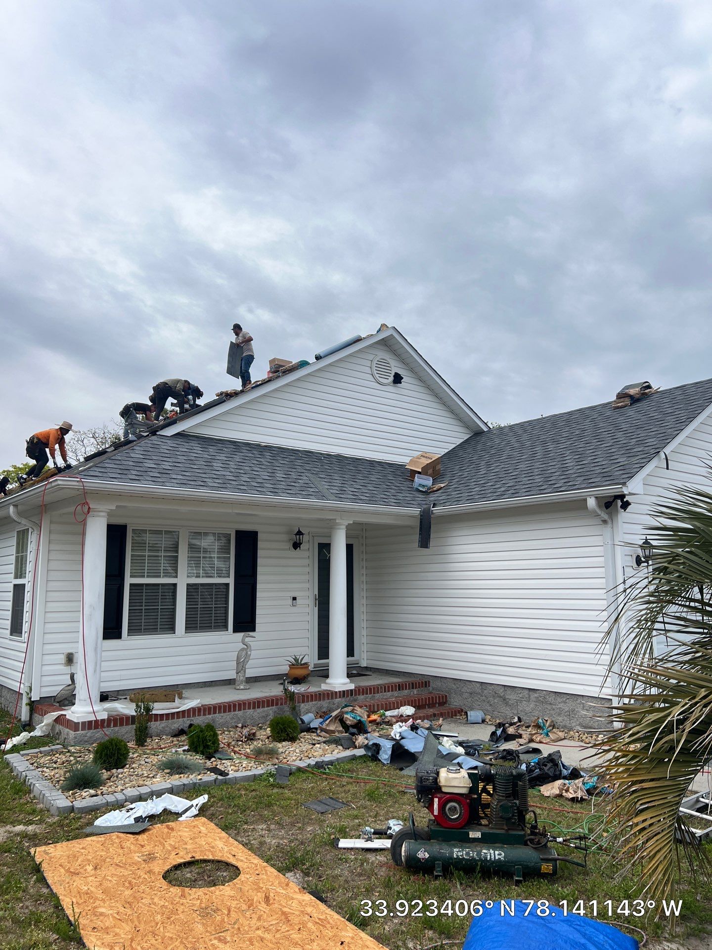 Oak Island Asphalt Shingle Roof Replacement for Coastal Home Protection by RGR Construction and Roofing, LLC