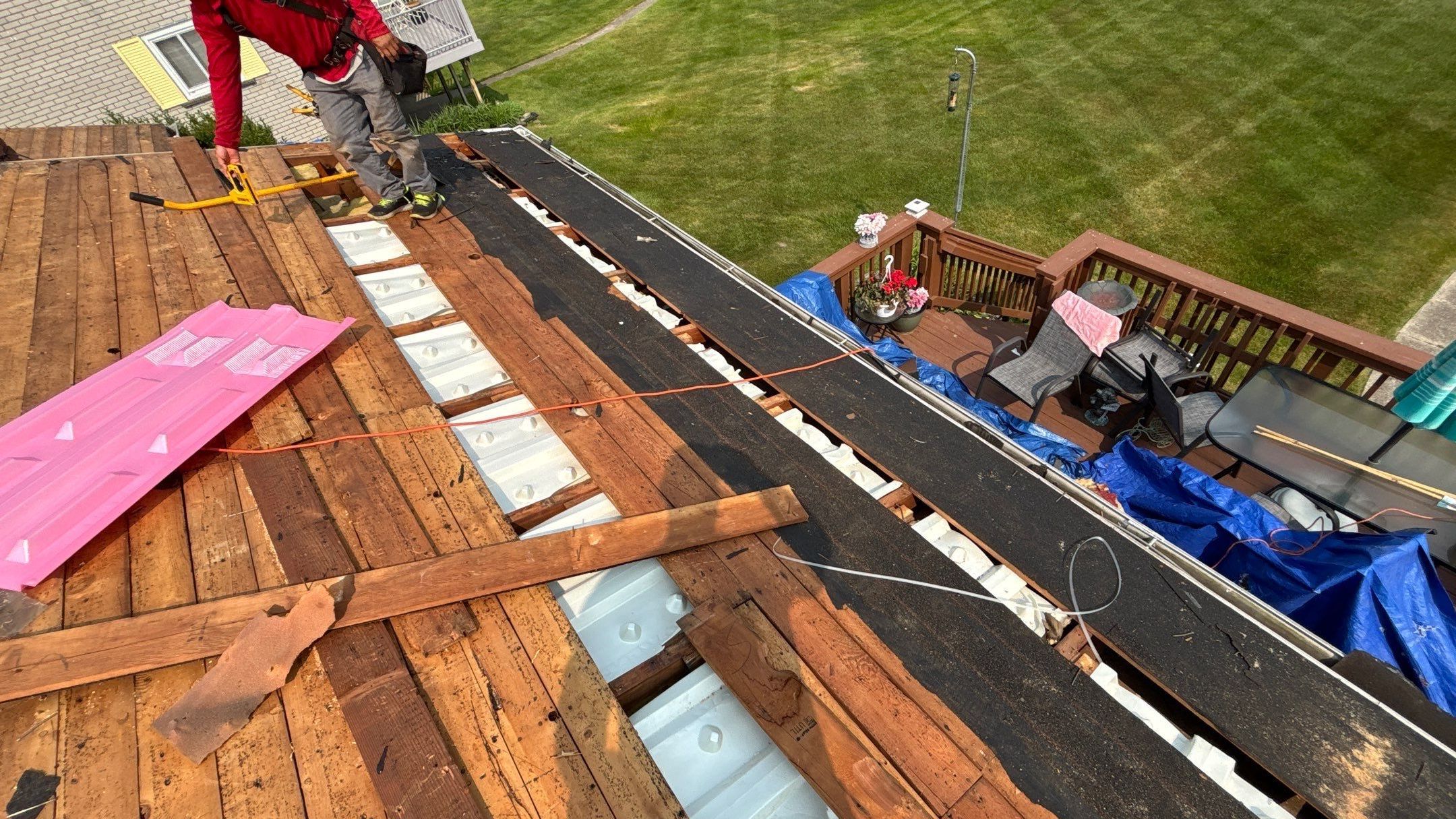 Roof Replacement using Owens Corning Desert Rose by 180 Contractors