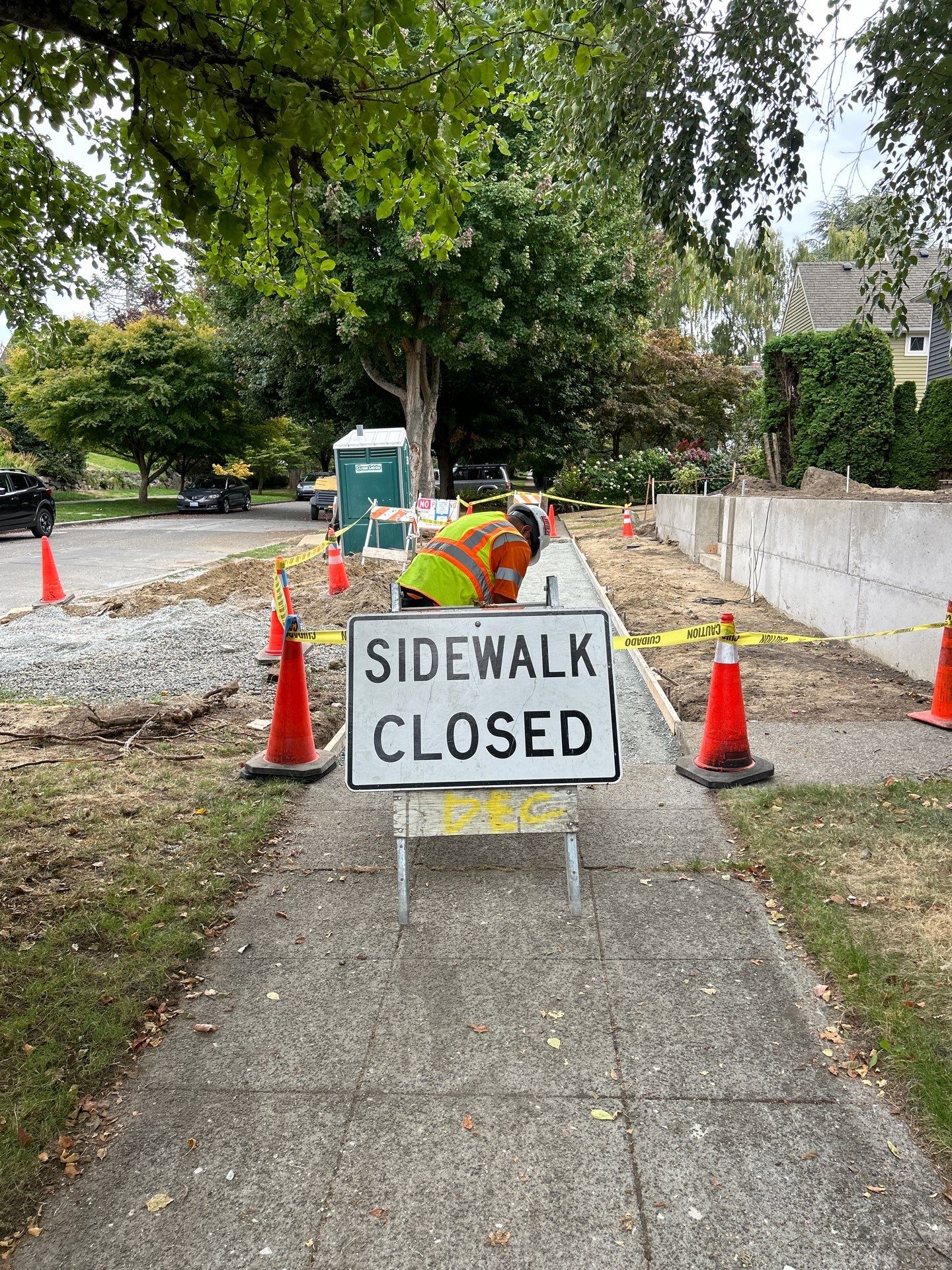 David | Concrete Sidewalk by Jireh Asphalt & Concrete Inc 