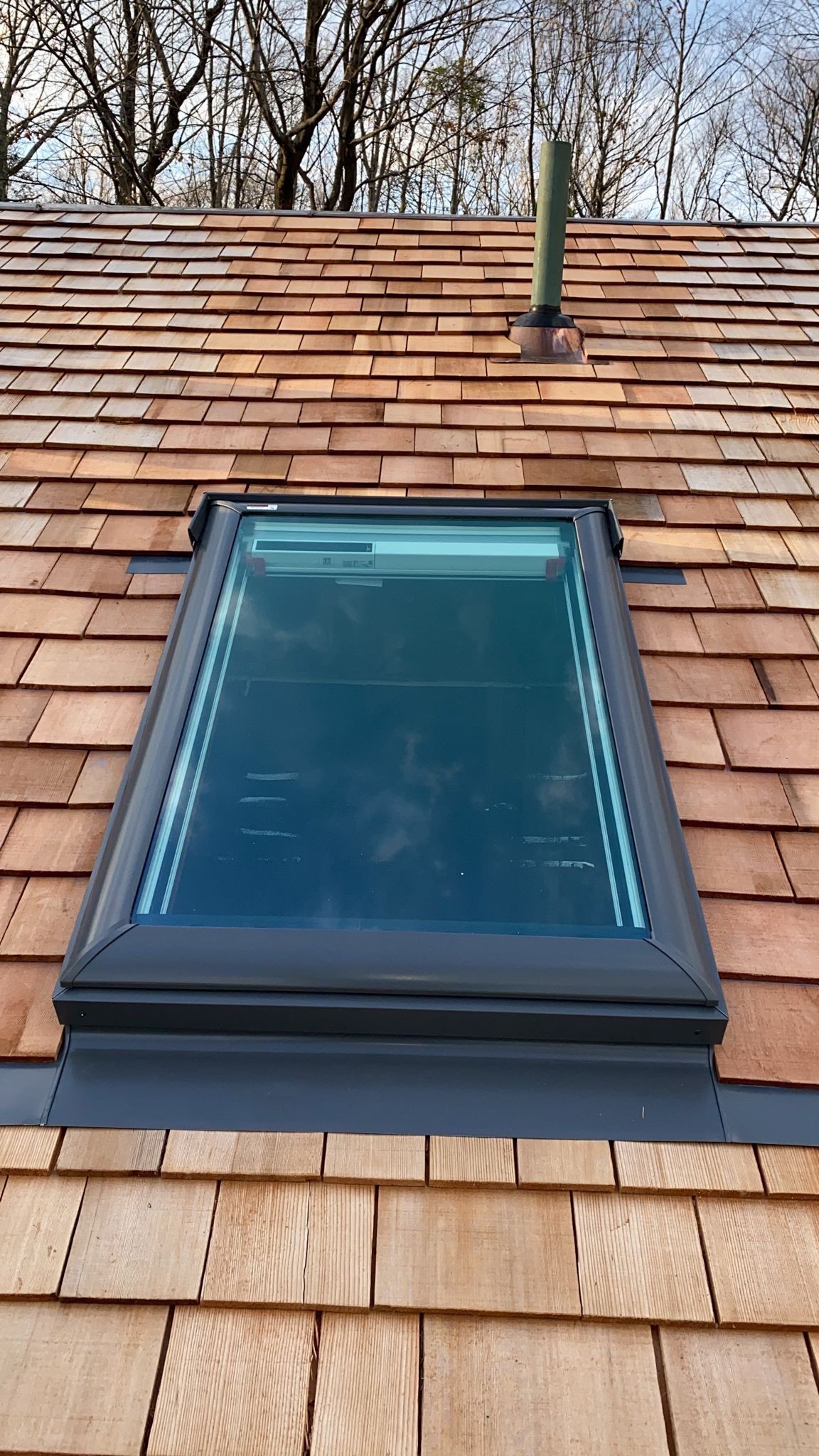 Residential Roofing Installation using Wood Shake by A Plus Exterior