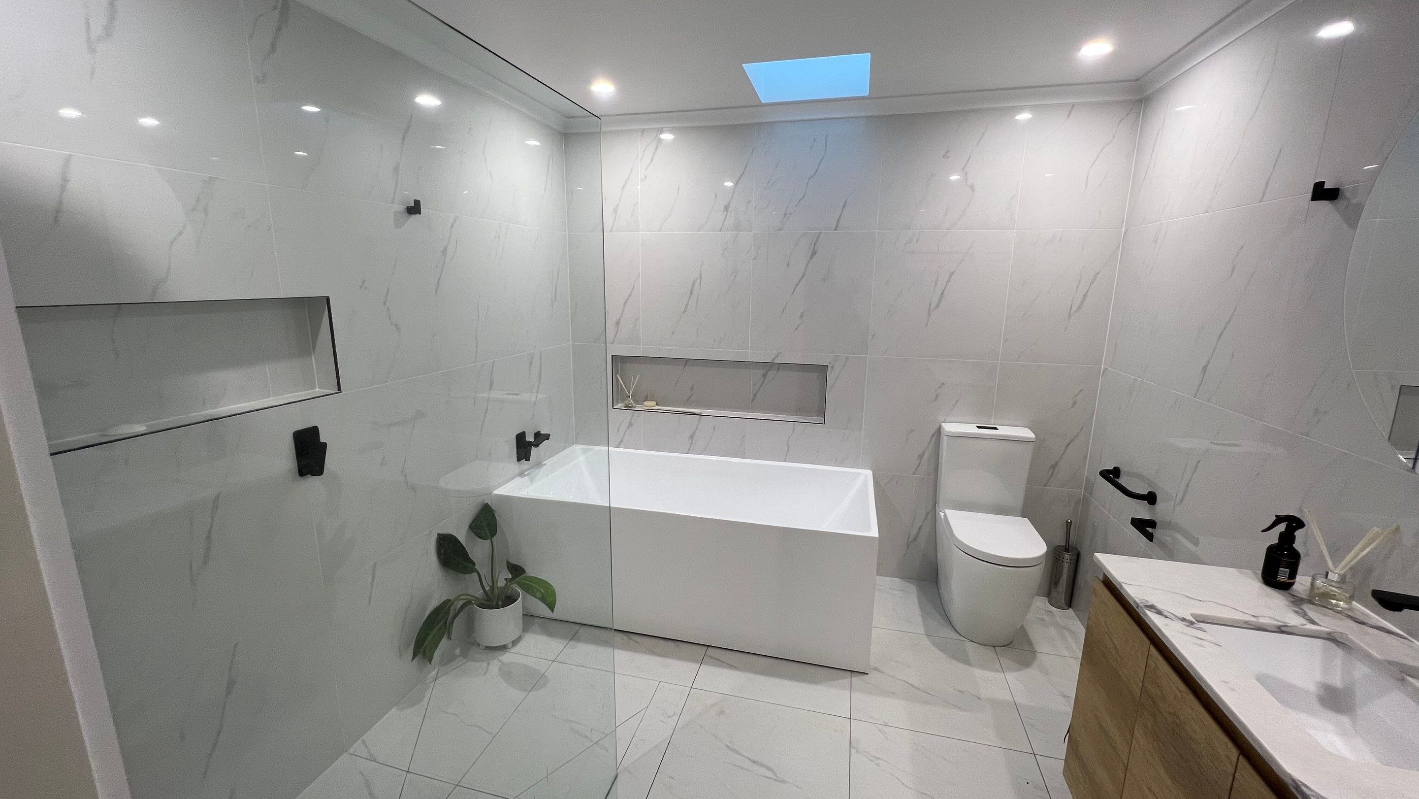 Separate Bathroom & Toilet Converted Into One Room by Re-seal Bathrooms