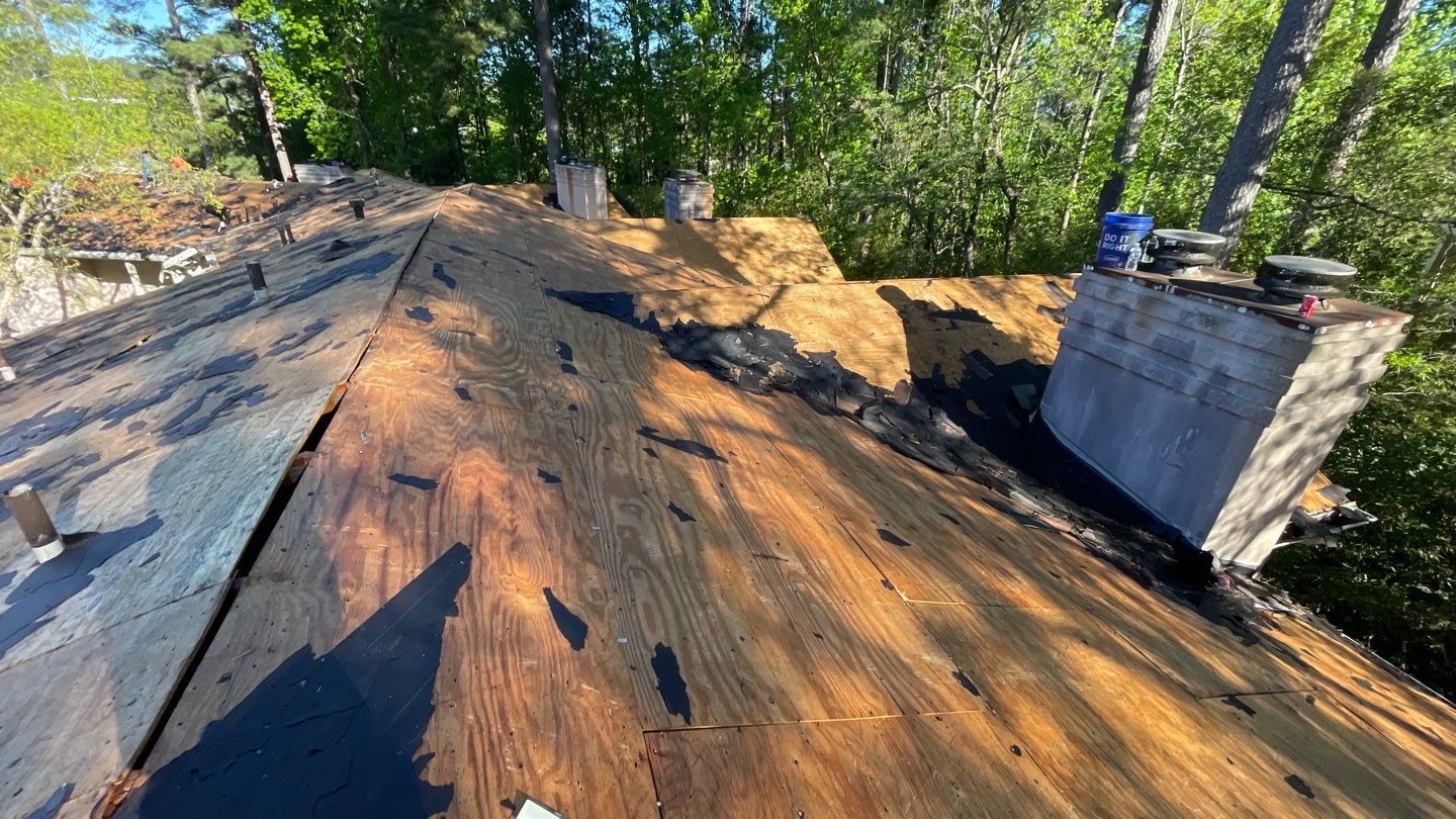 Commercial Roofing Installation using Owens Corning Autumn Brown by Inspector Roofing and Restoration