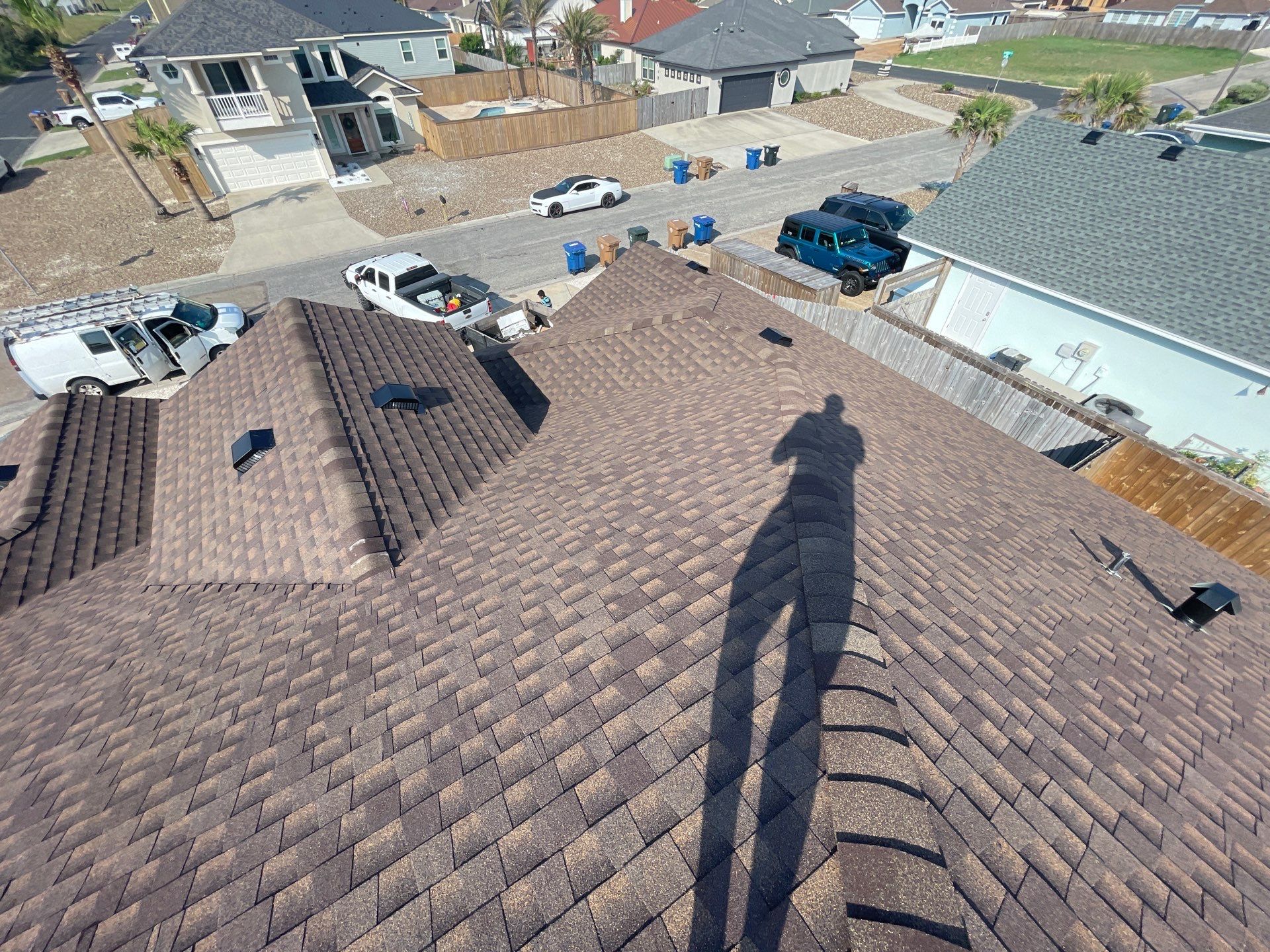 Residential Roofing Installation using GAF HDZ Barkwood by Lighthouse Roofing
