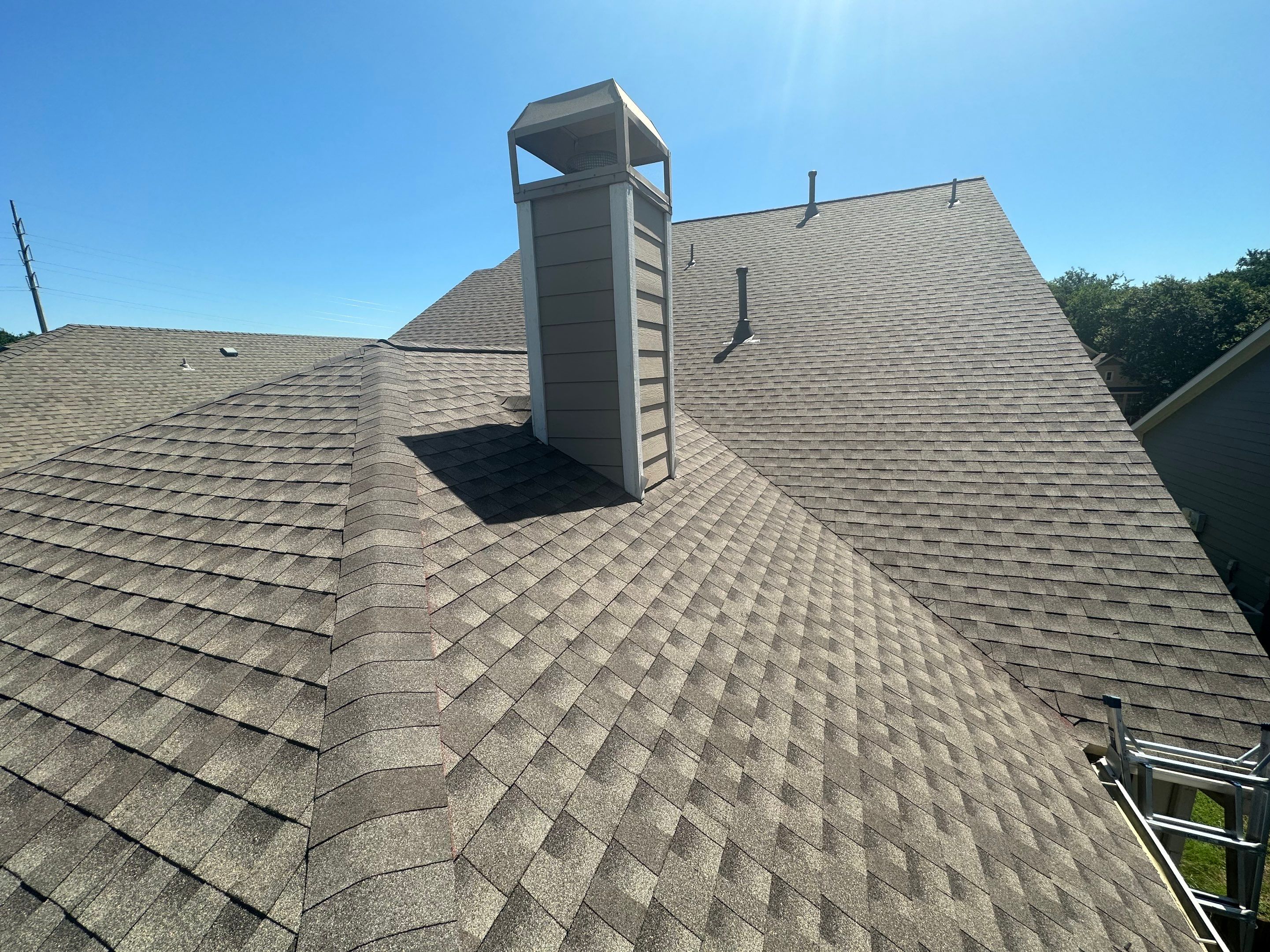 Residential Roofing Installation using GAF Timberline HDZ Weathered Wood by OneSource Roofing and Restoration