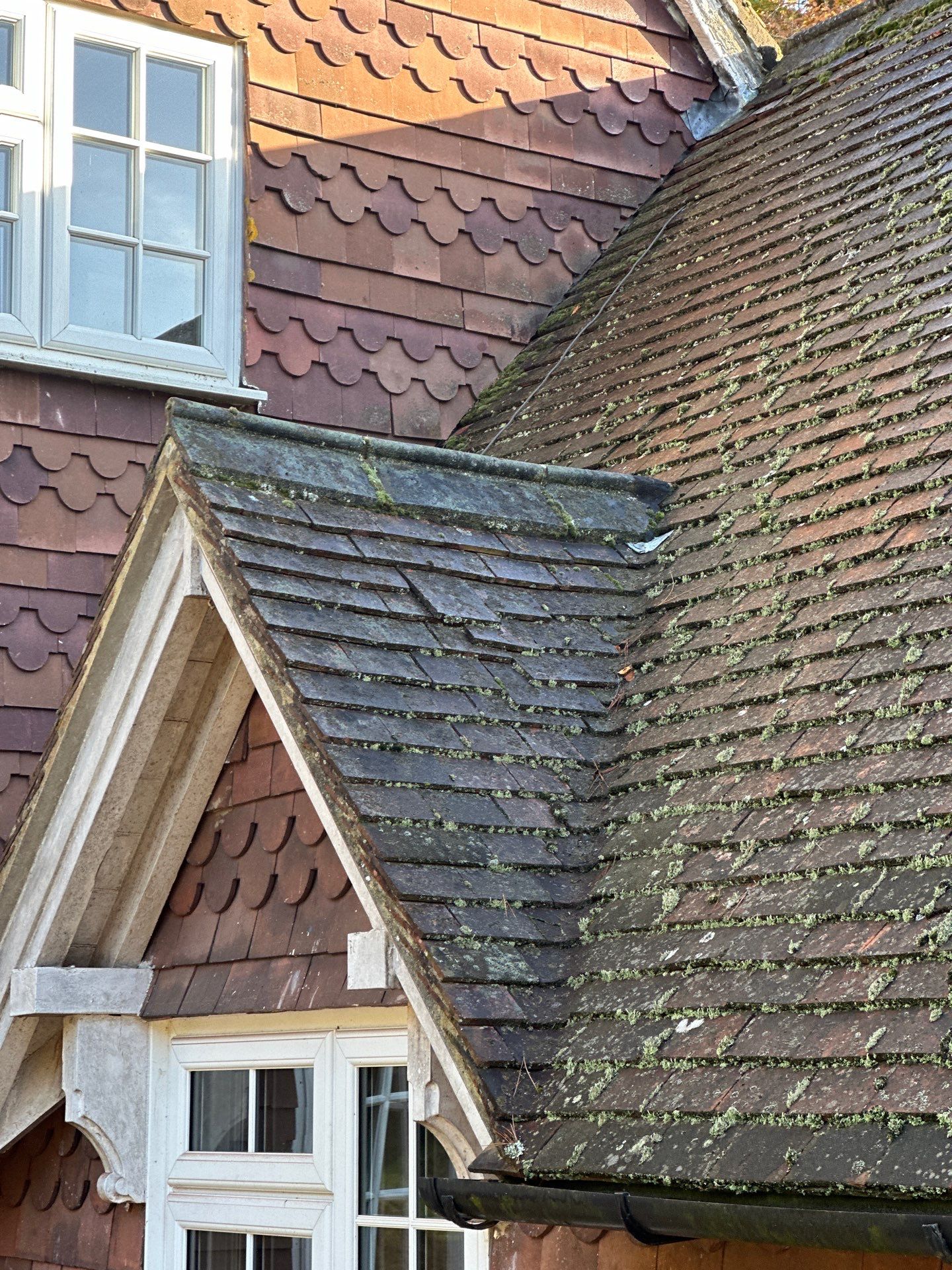 Roof Clean  - Moss Removal - Gutter Clean using Honda 15lpm Low Pressure Washing Machine by Ges Exterior Cleaning ltd
