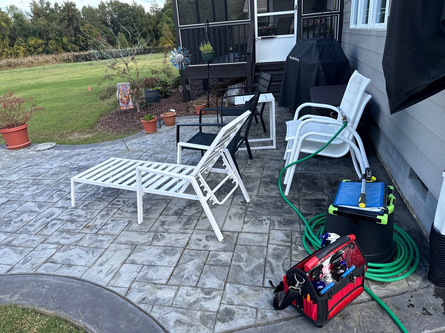 Patio using Concrete Sealant by DuraSeal