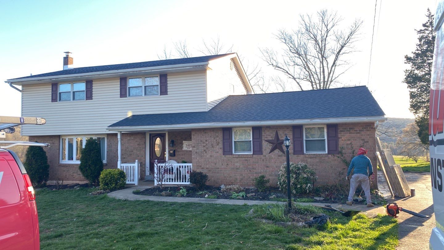 Roofing Installation using CertainTeed Landmark - Moire Black by Storm Guard of Ches-Mont PA