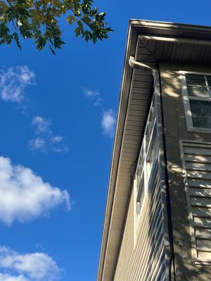 Turtle Shell gutter protection installation in Lombard, IL 60148, photograph 7