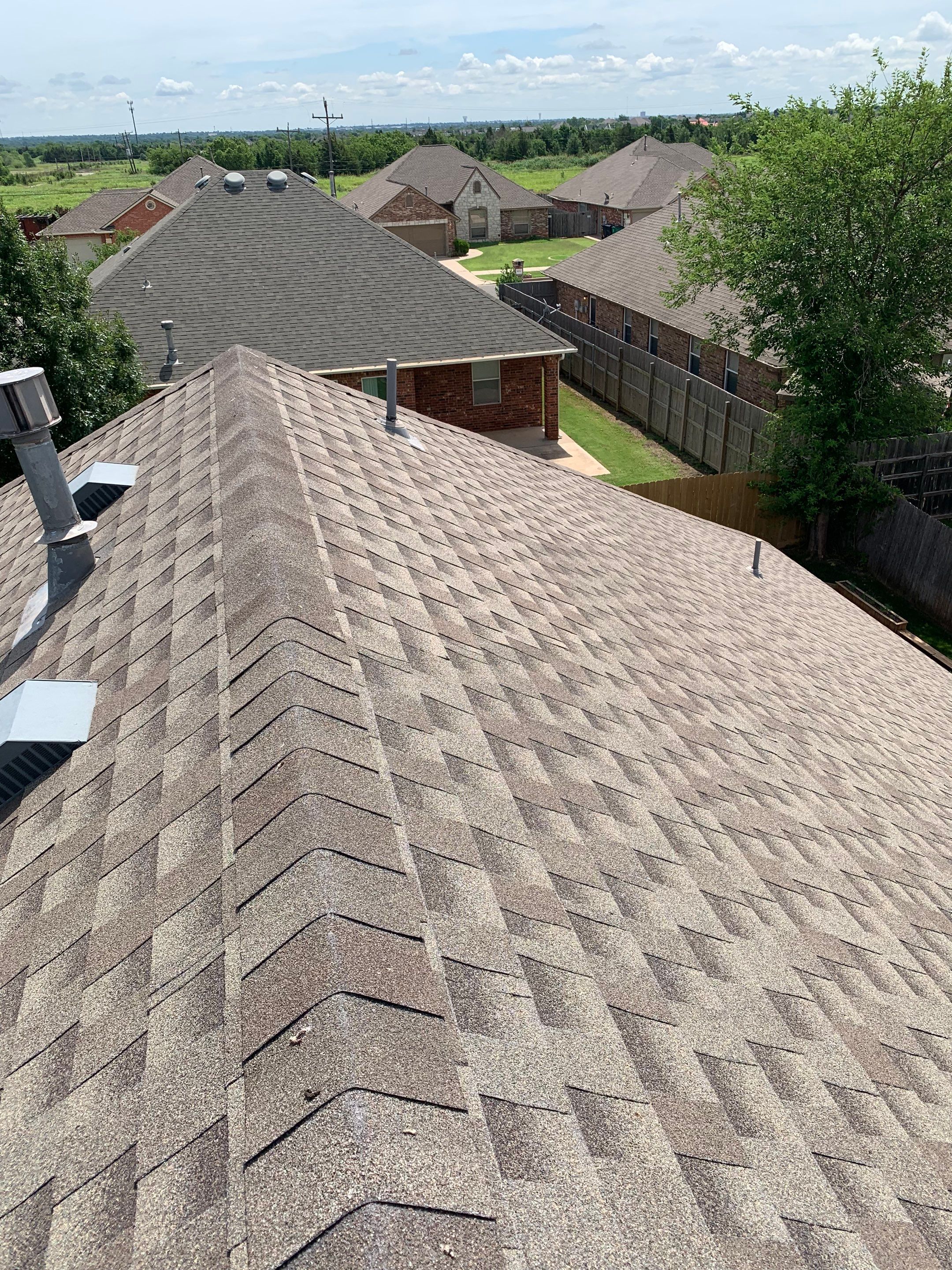 Reroof using GAF HDZ in Charcoal by Castillo Roofing