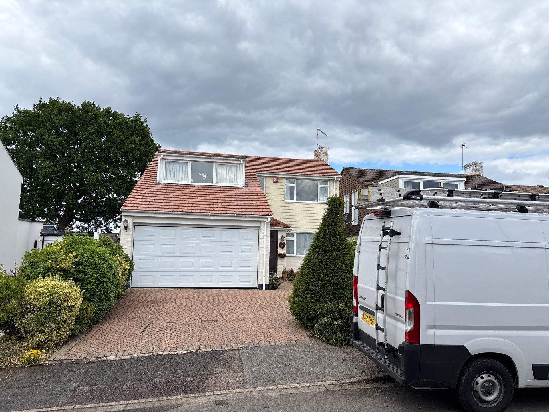 Roof Clean - Biocide Treatment using Honda 15lpm Low Pressure Washing Machine by Ges Exterior Cleaning ltd