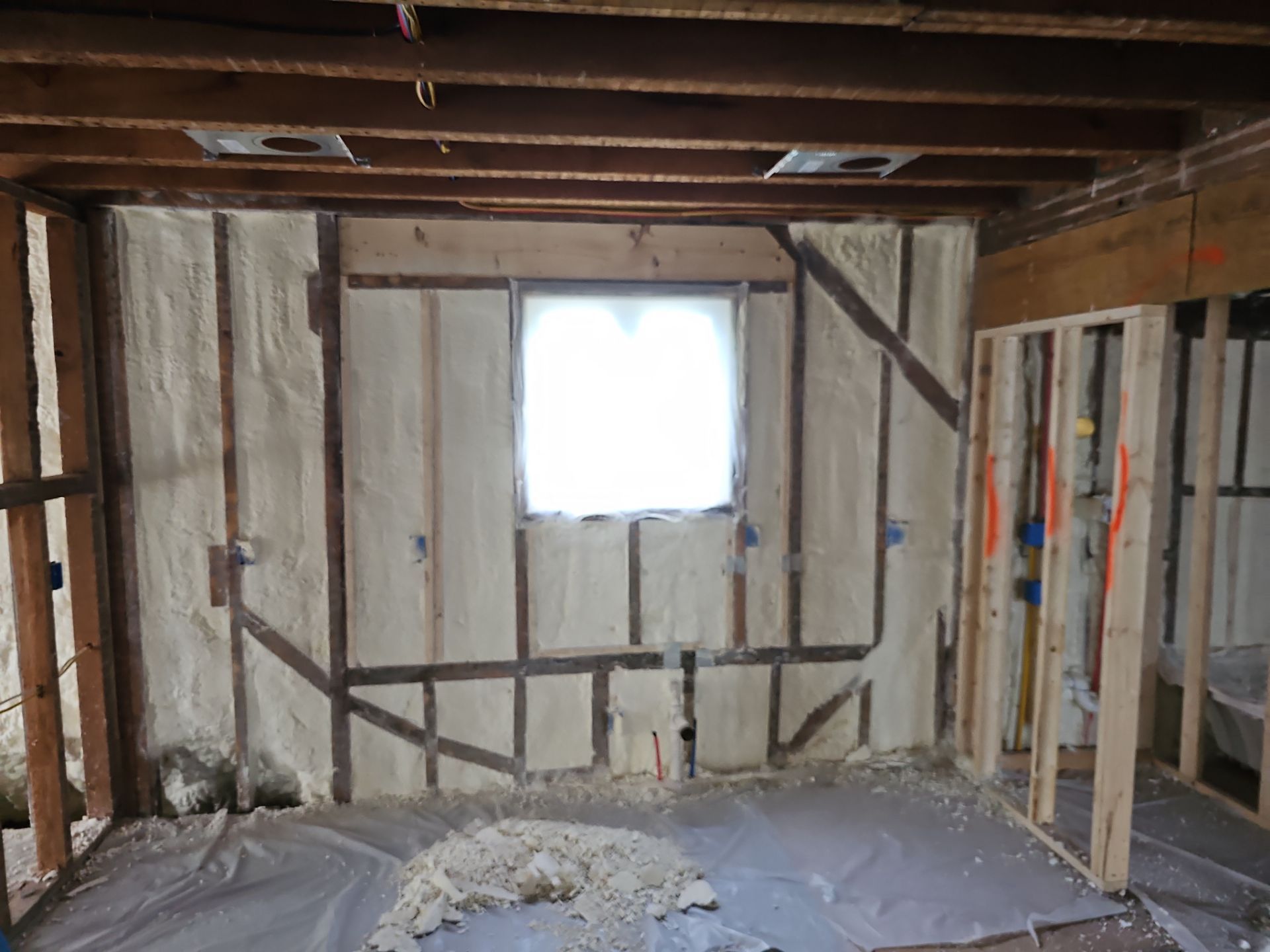 Home Remodel using Closed Cell Spray Foam by NYS Foam & Energy