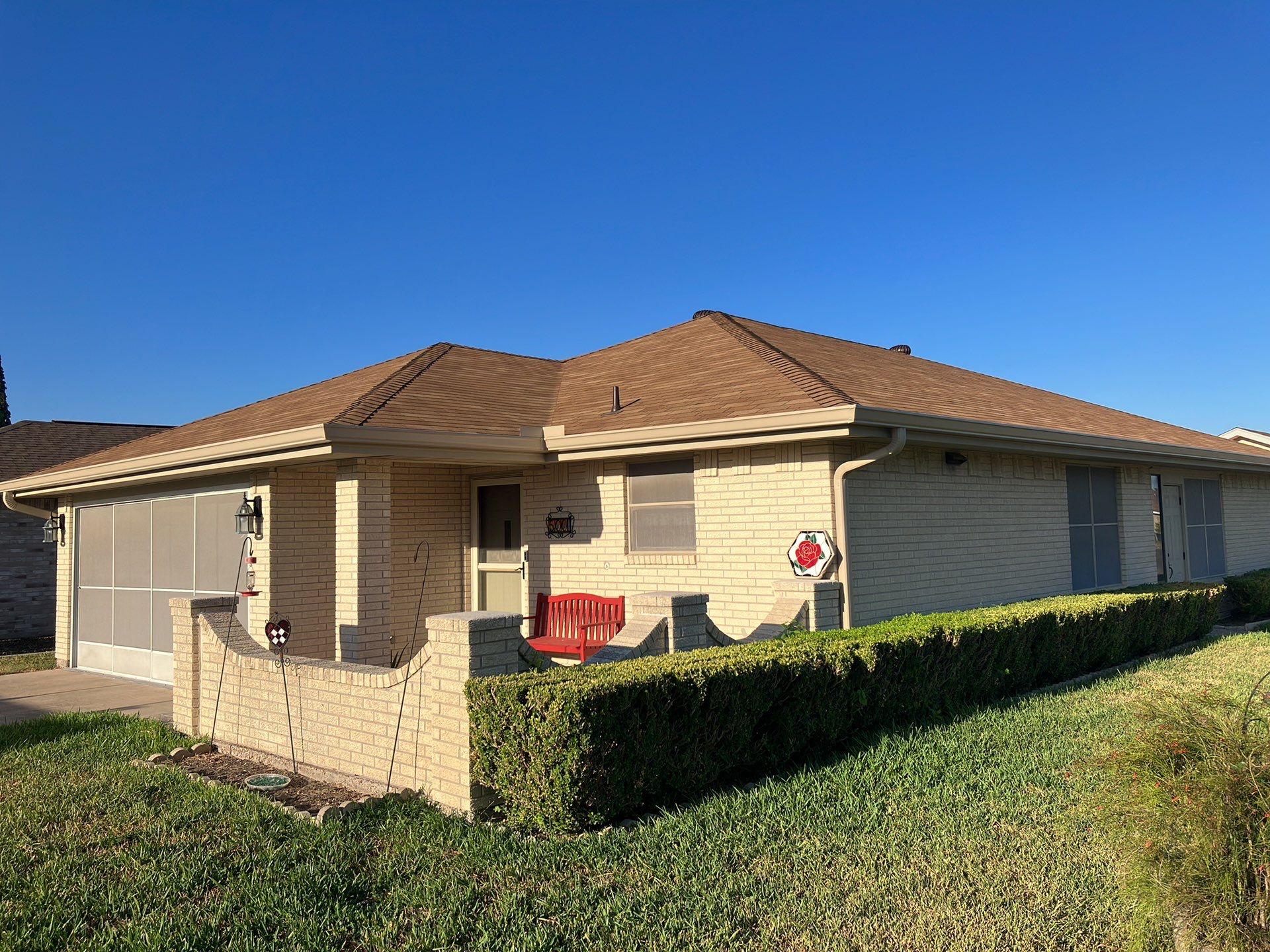 3 Tab Shingle Roof using Owens Corning Supreme by Bison Roofing