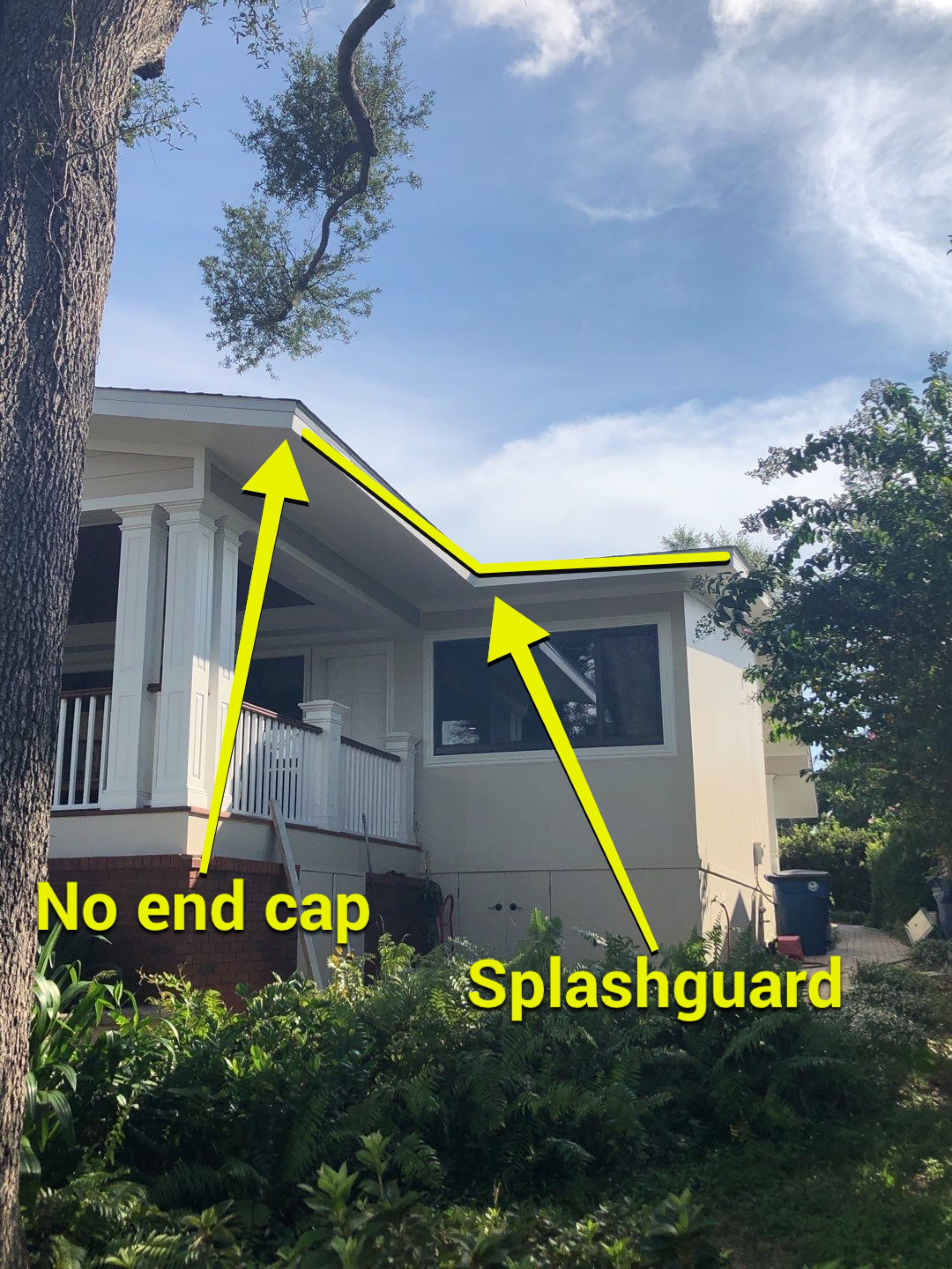 Seamless Gutter Installation using White K-Style Gutters by Gutter Professors