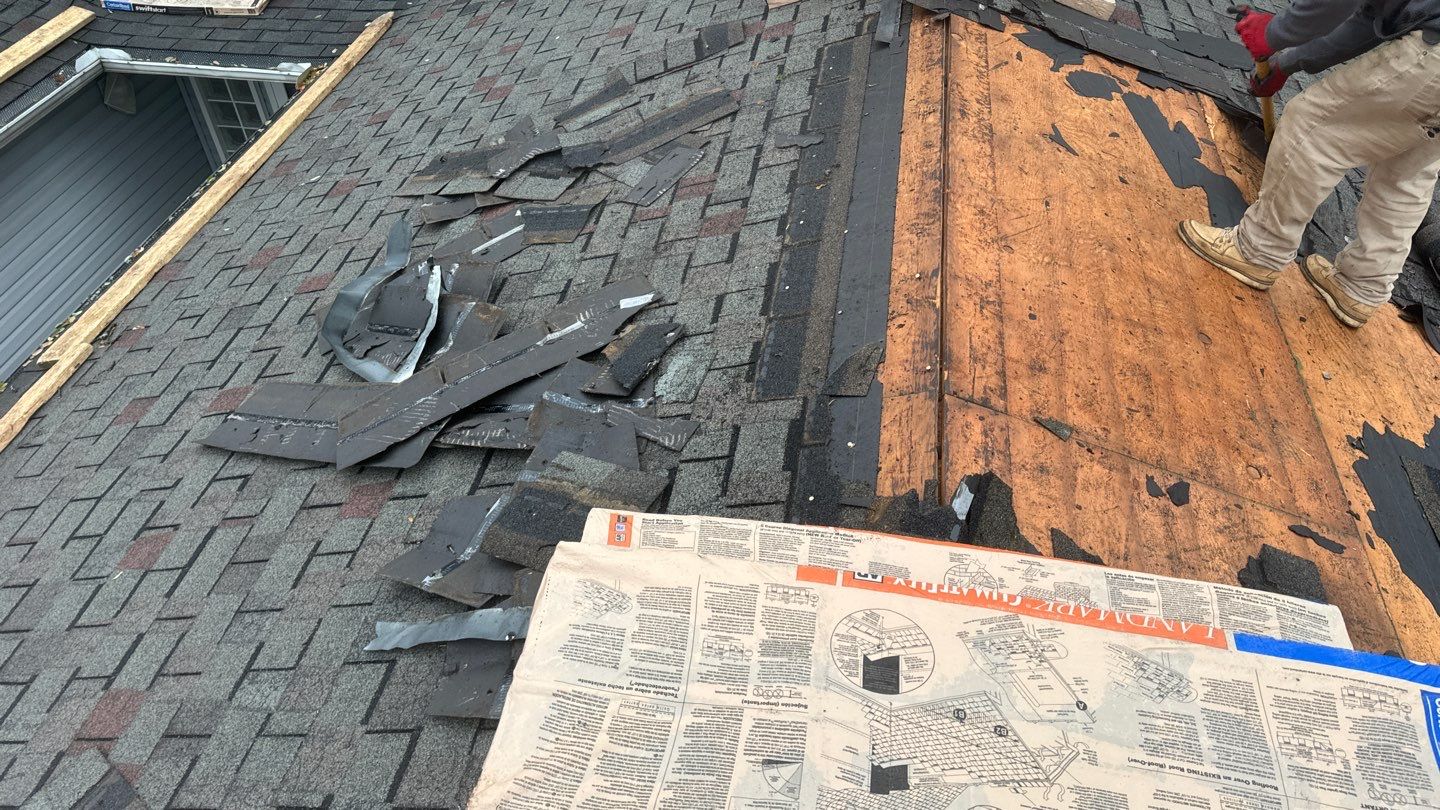 Roof Replacement using CertainTeed Landmark Moire Black by 180 Contractors