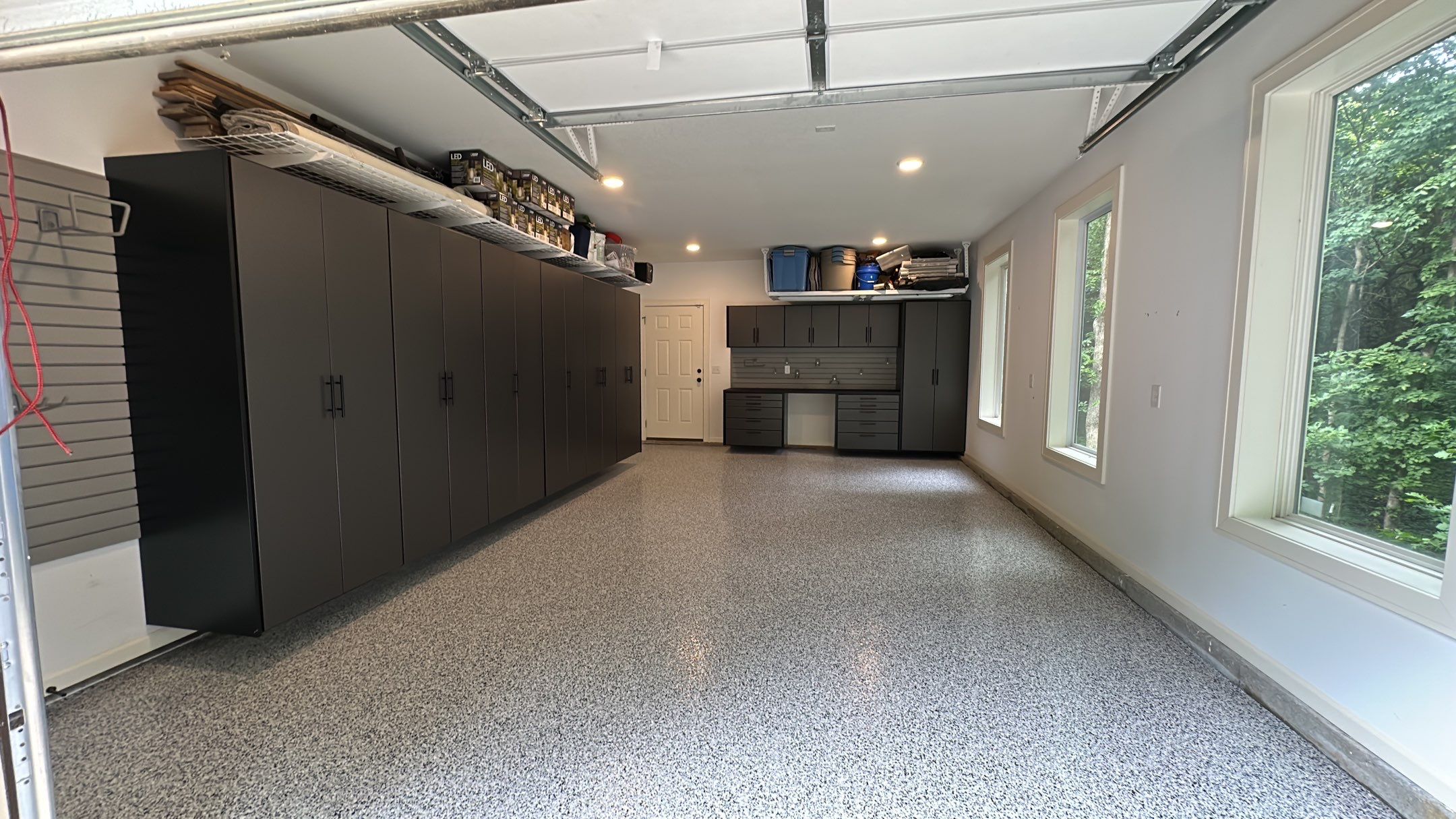 Will W. got his dream garage with a Banner Garage Floor and Cabinets  by Banner Garage